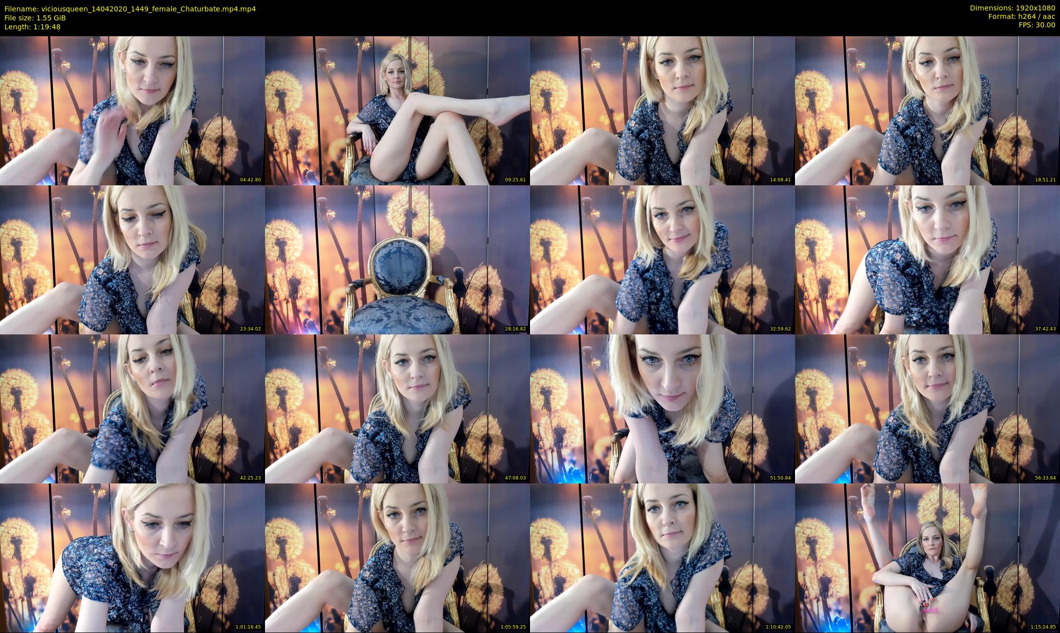 viciousqueen — 80 minute Chaturbate female cam show recording, 1080p, Apr 14, 2020