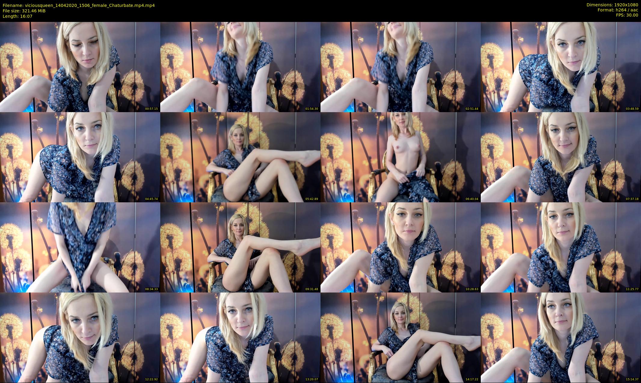 viciousqueen — 17 minute Chaturbate female cam show recording, 1080p, Apr 14, 2020