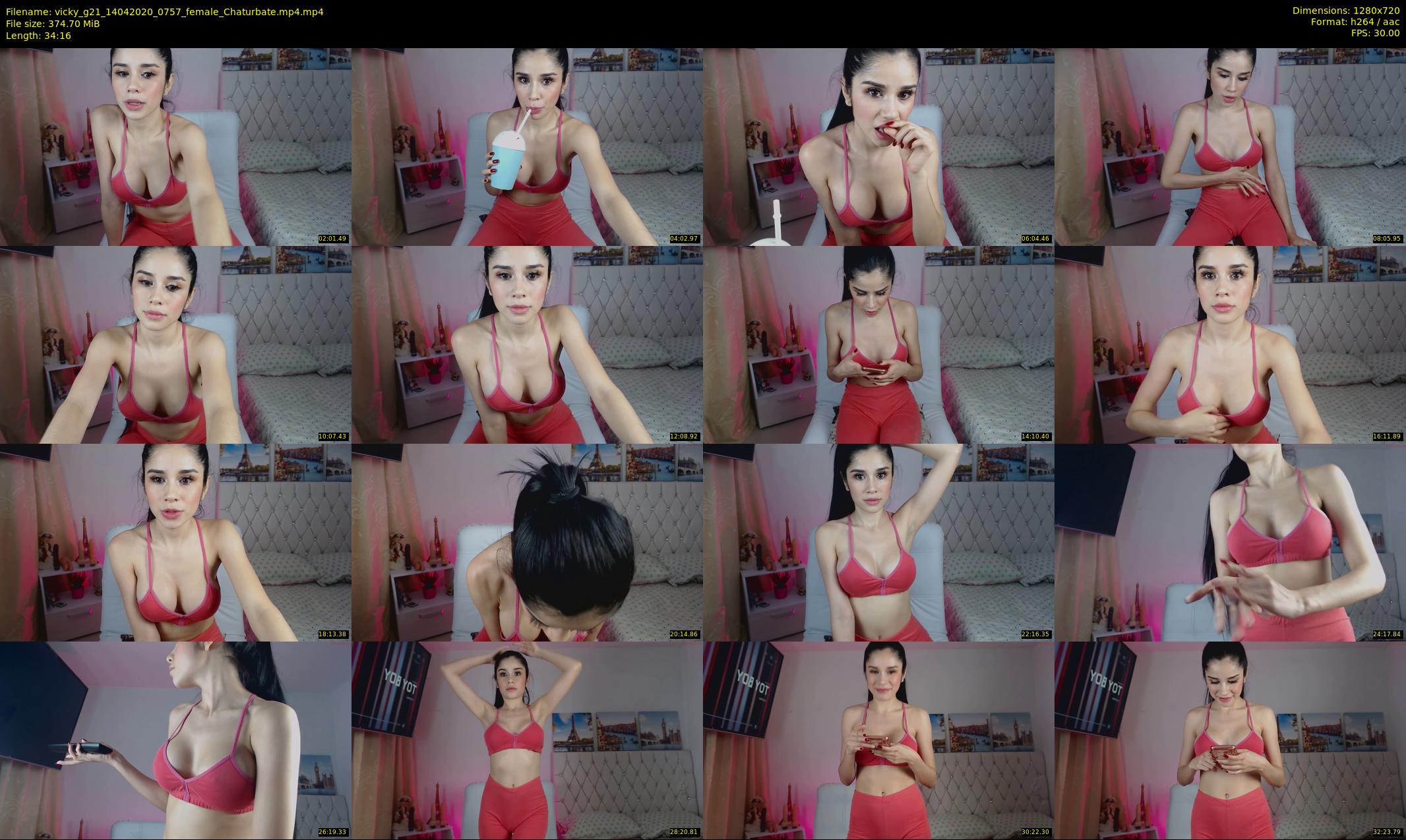 vicky_g21 — 35 minute Chaturbate female cam show recording, 720p, Apr 14, 2020