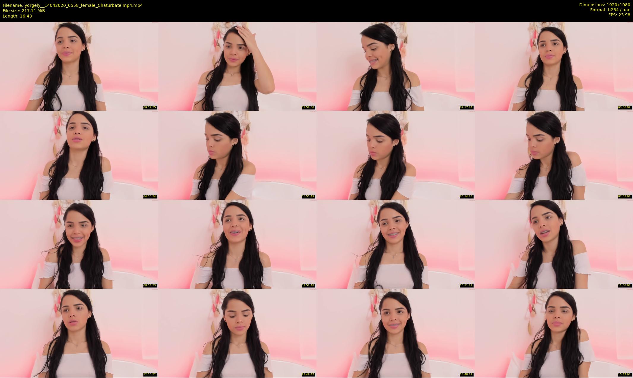 yorgely_ — 17 minute Chaturbate female cam show recording, 1080p, Apr 14, 2020