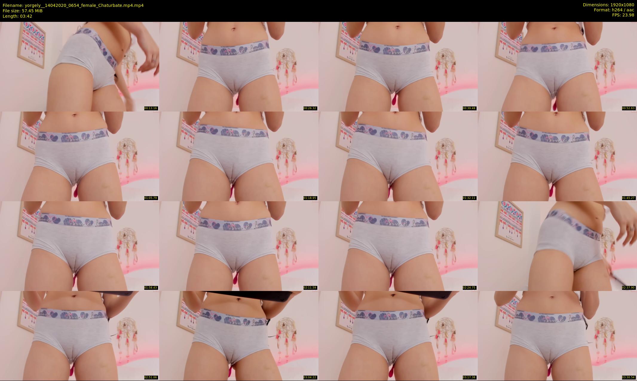 yorgely_ — 4 minute Chaturbate female cam show recording, 1080p, Apr 14, 2020