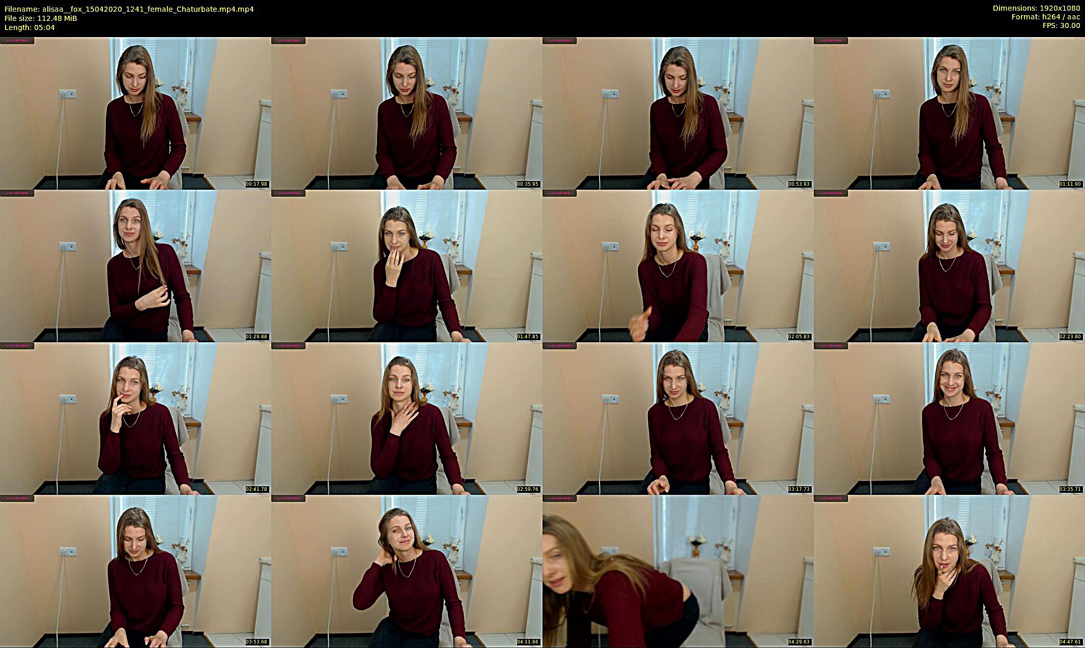 alisaa__fox — 6 minute Chaturbate female cam show recording, 1080p, Apr 15, 2020