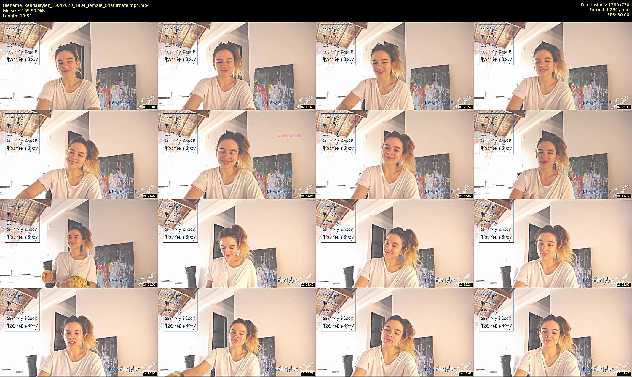 kendalltyler — 19 minute Chaturbate female cam show recording, 720p, Apr 15, 2020