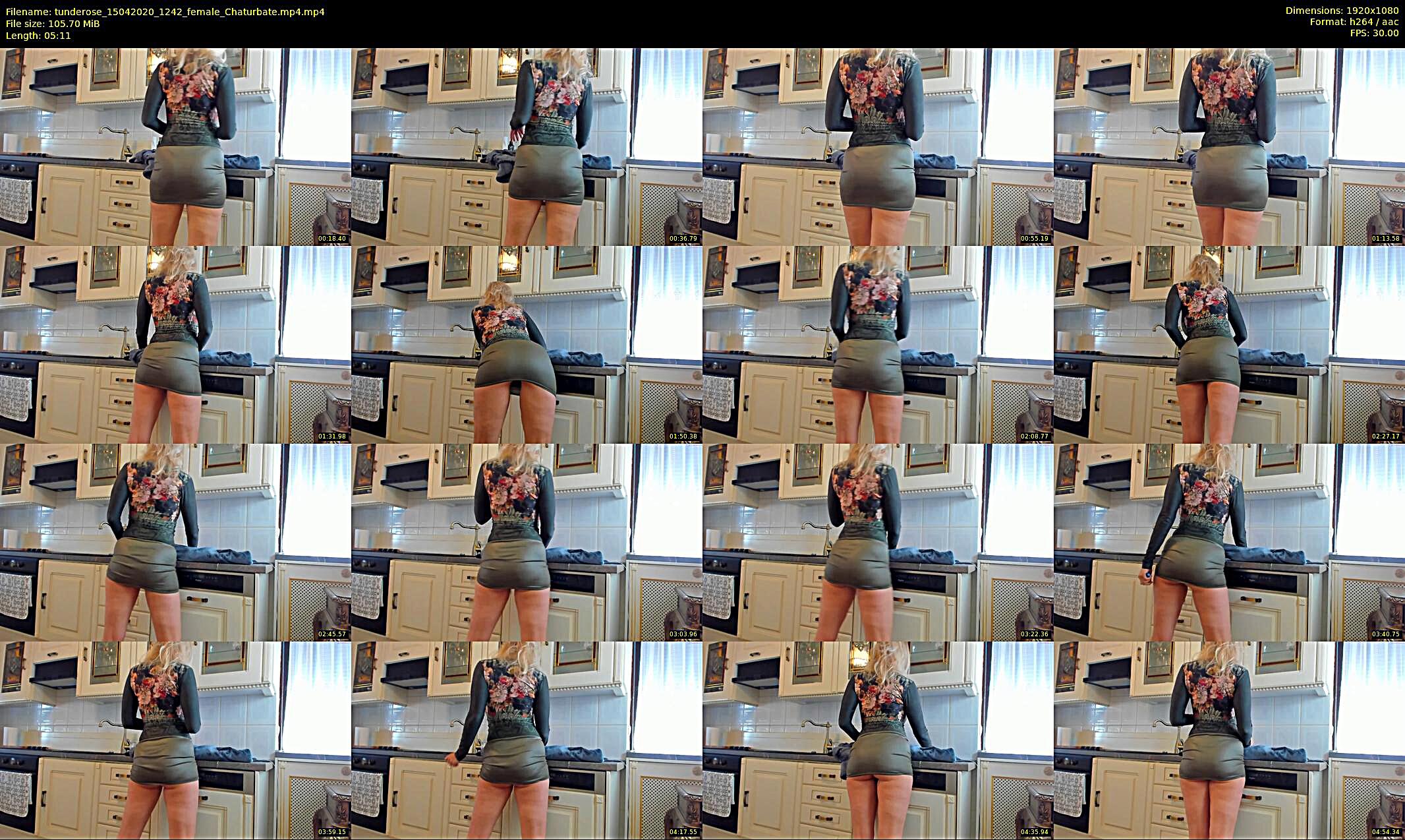tunderose — 6 minute Chaturbate female cam show recording, 1080p, Apr 15, 2020