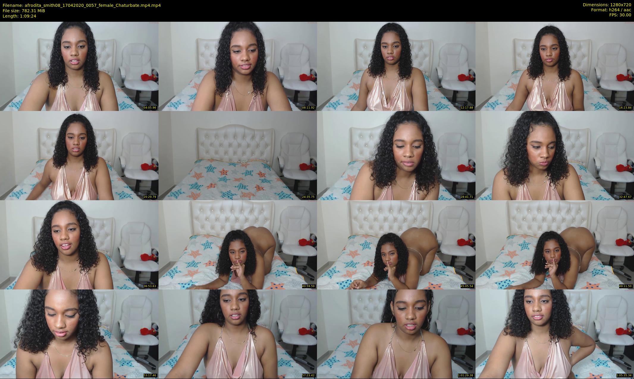 afrodita_smith08 — 70 minute Chaturbate female cam show recording, 720p, Apr 17, 2020