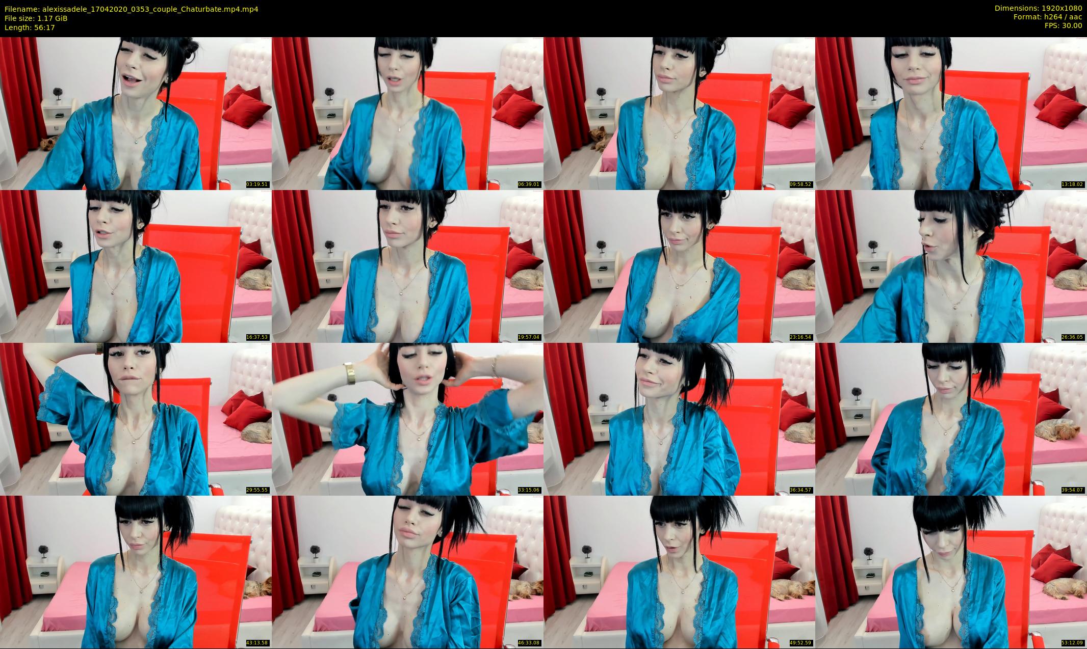 alexissadele — 57 minute Chaturbate female cam show recording, 1080p, Apr 17, 2020