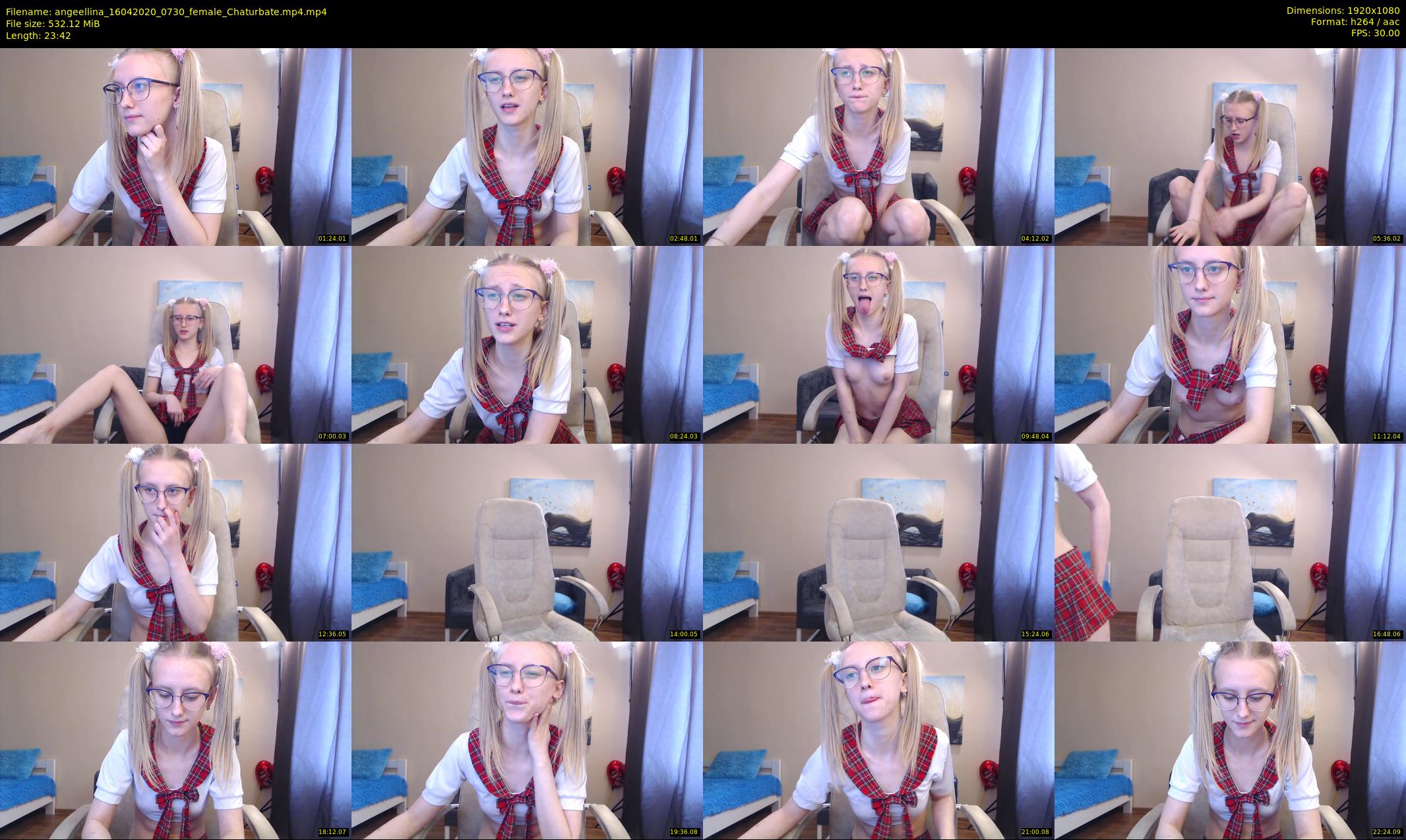 angeellina — 24 minute Chaturbate female cam show recording, 1080p, Apr 16, 2020