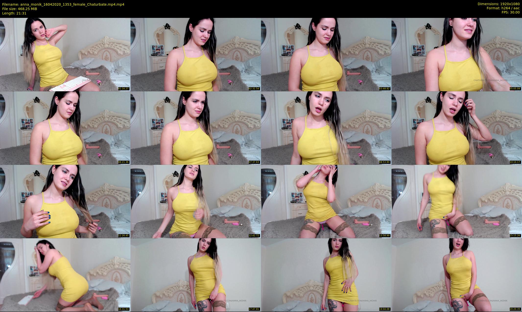 anna_monik — 22 minute Chaturbate couple cam show recording, 1080p, Apr 16, 2020