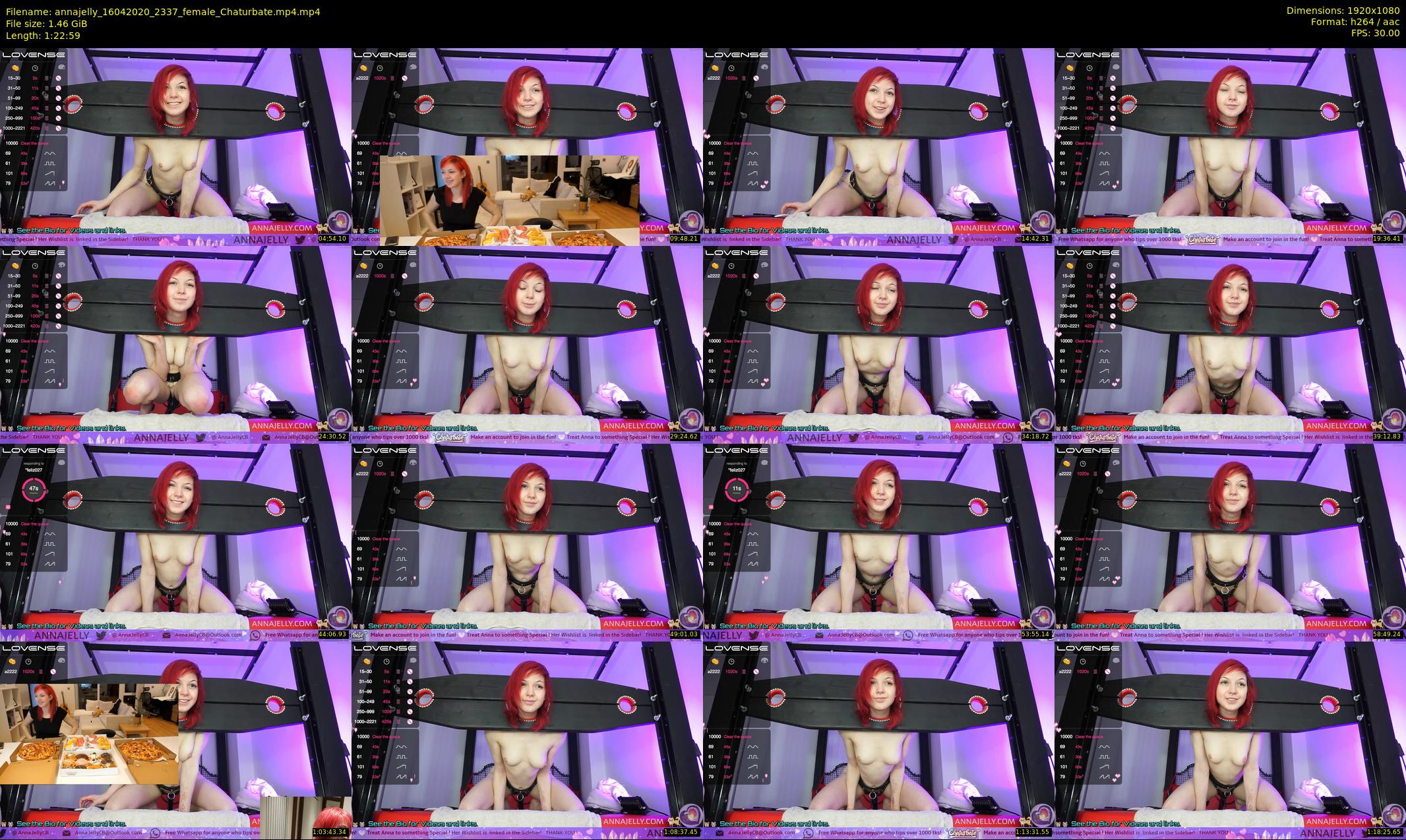 annajelly — 83 minute Chaturbate couple cam show recording, 1080p, Apr 16, 2020