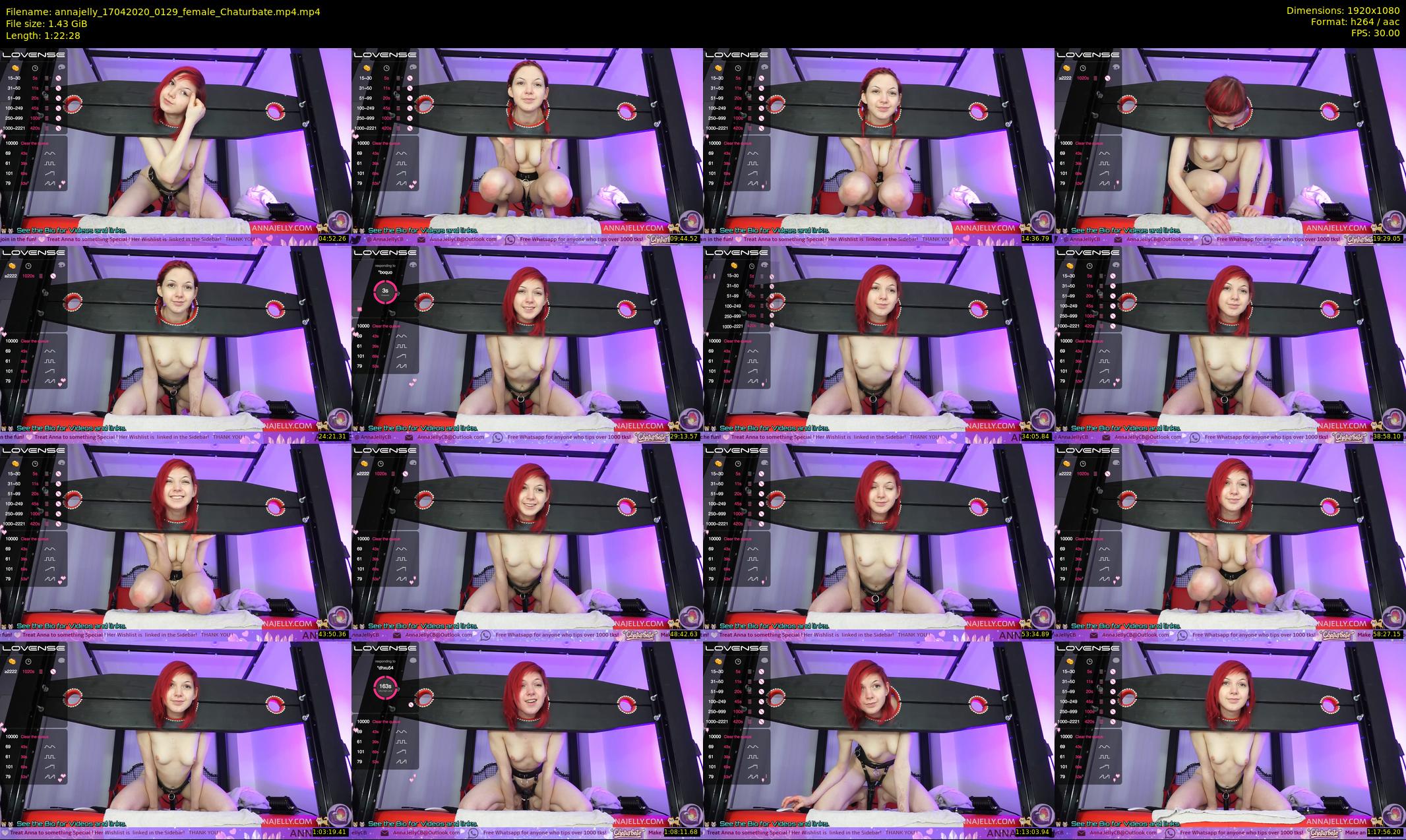 annajelly — 83 minute Chaturbate couple cam show recording, 1080p, Apr 17, 2020
