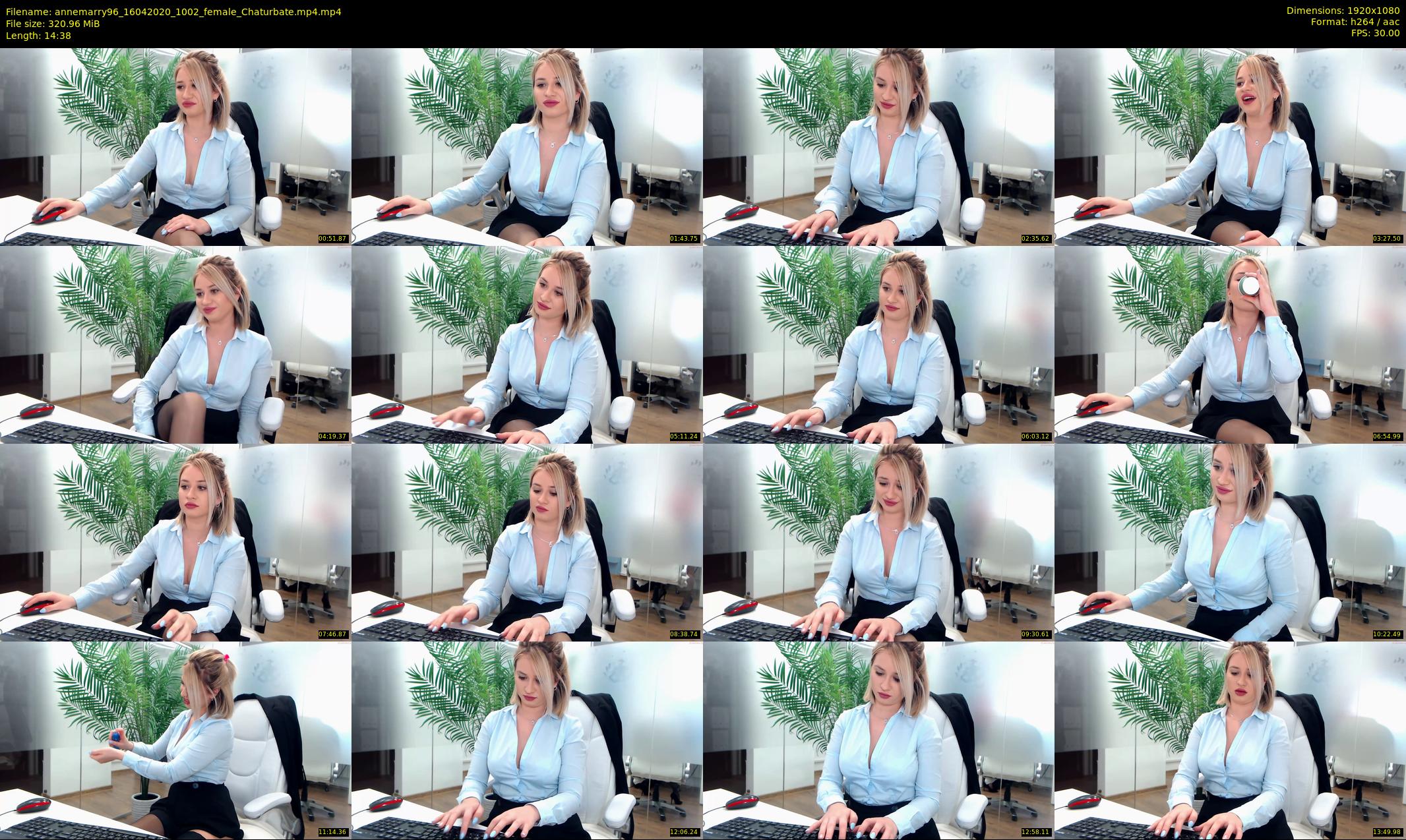 annemarry96 — 15 minute Chaturbate female cam show recording, 1080p, Apr 16, 2020
