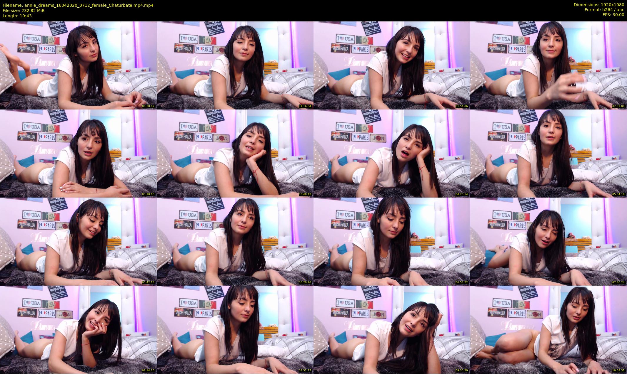 annie_dreams — 11 minute Chaturbate female cam show recording, 1080p, Apr 16, 2020