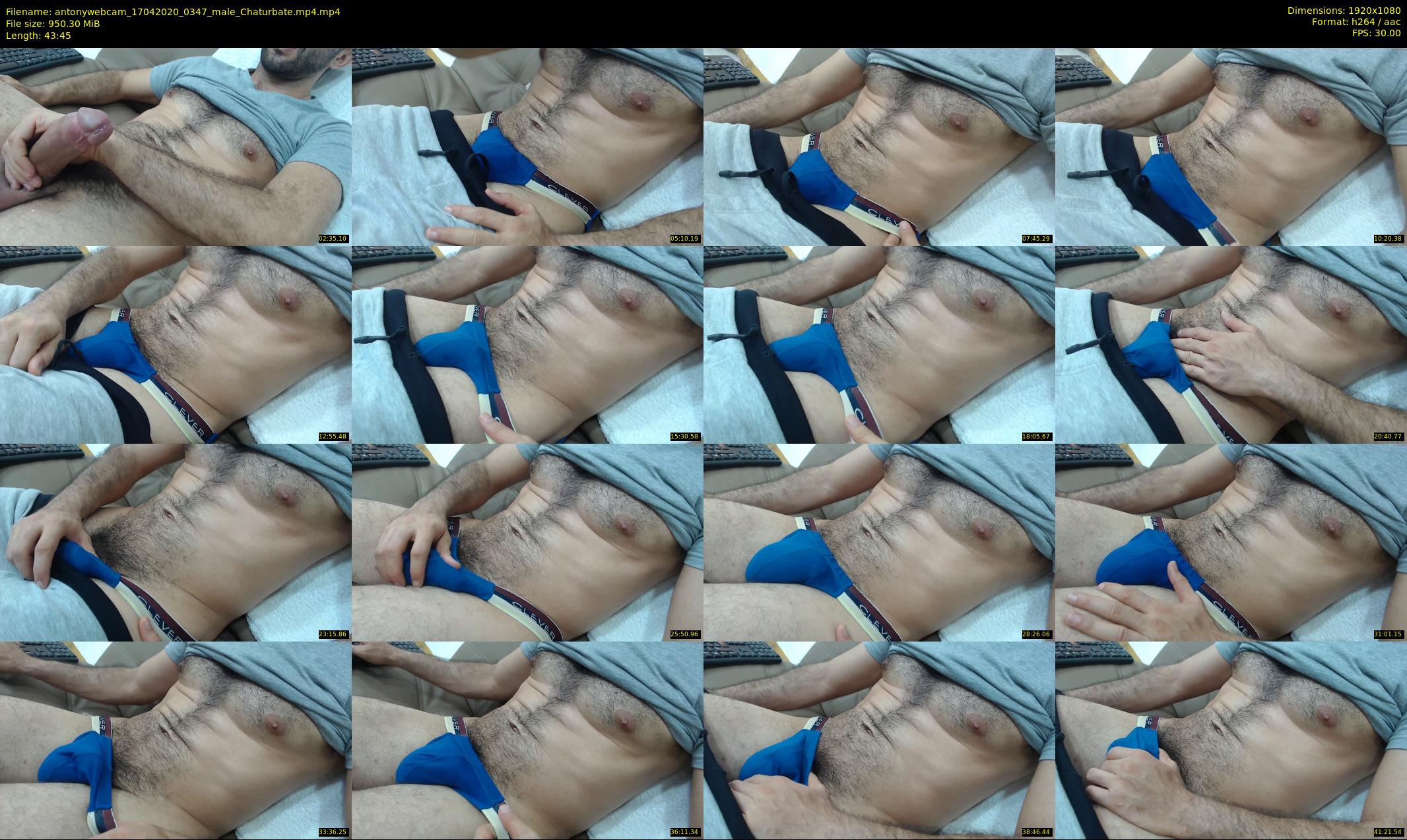 antonywebcam — 44 minute Chaturbate male cam show recording, 1080p, Apr 17, 2020