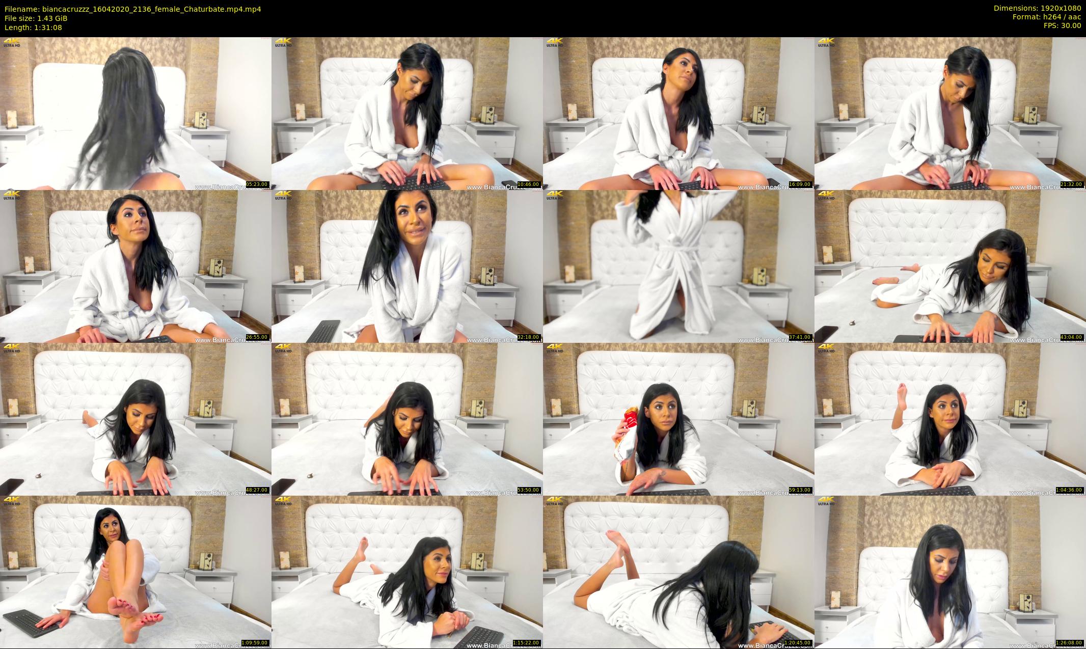 biancacruzzz — 92 minute Chaturbate female cam show recording, 1080p, Apr 16, 2020