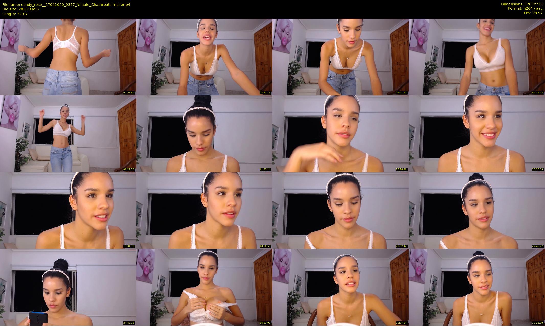 candy_rose_ — 33 minute Chaturbate female cam show recording, 720p, Apr 17, 2020
