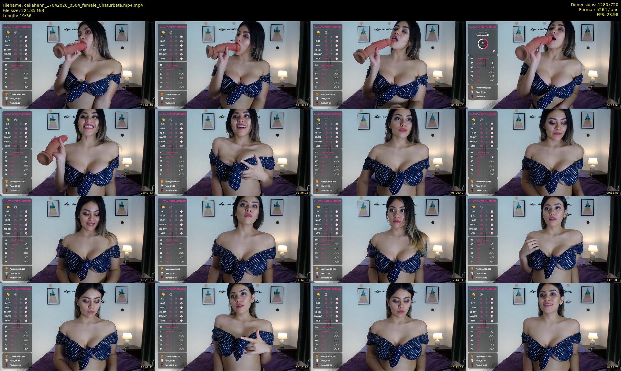 celiahenn — 20 minute Chaturbate female cam show recording, 720p, Apr 17, 2020