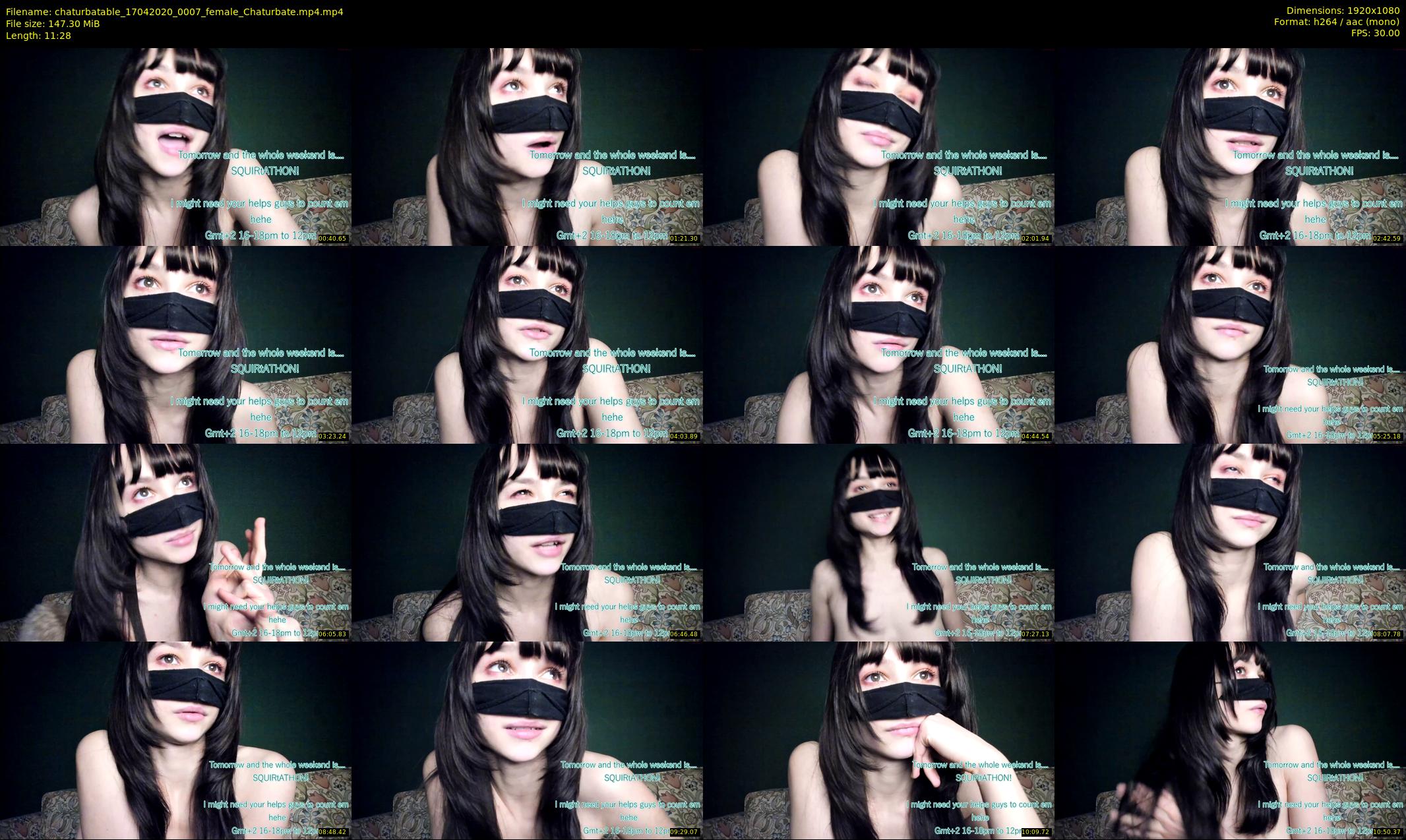 chaturbatable — 12 minute Chaturbate couple cam show recording, 1080p, Apr 17, 2020