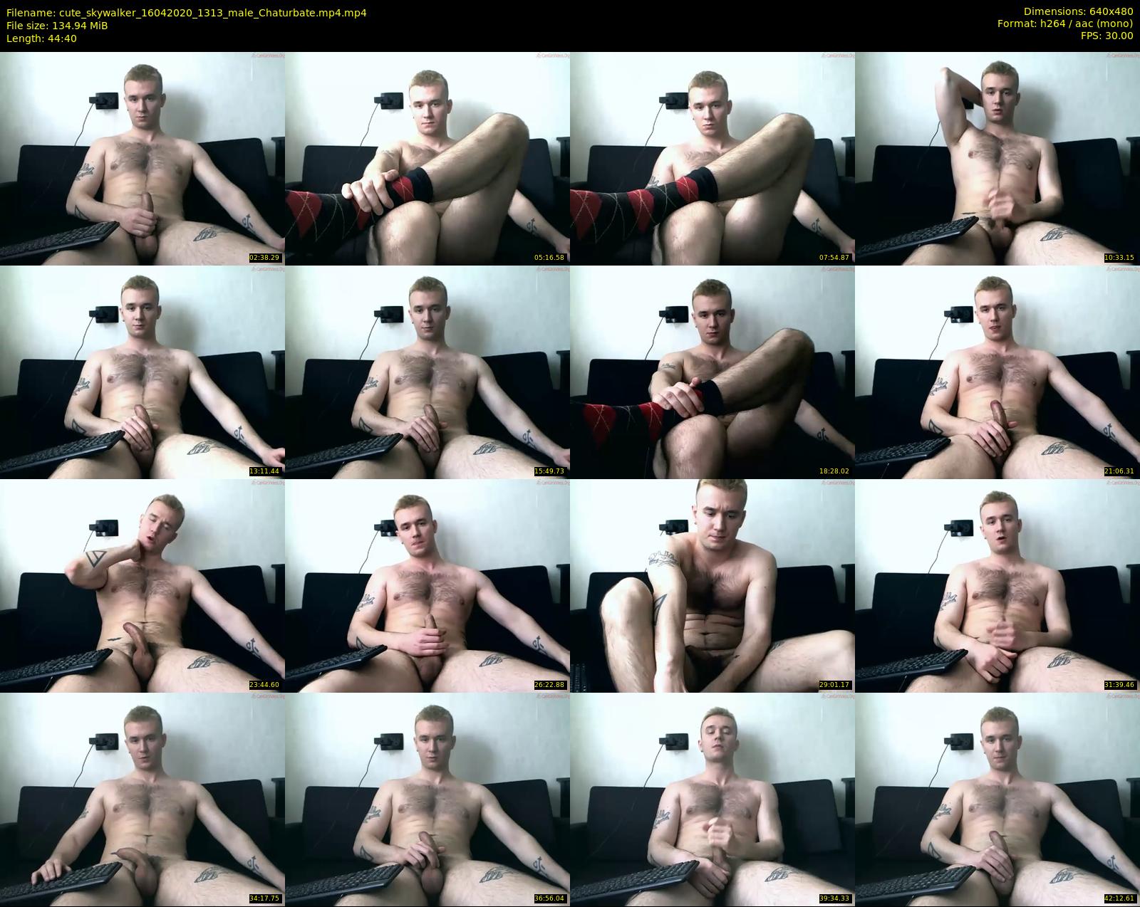 cute_skywalker — 45 minute Chaturbate male cam show recording, 480p, Apr 16, 2020