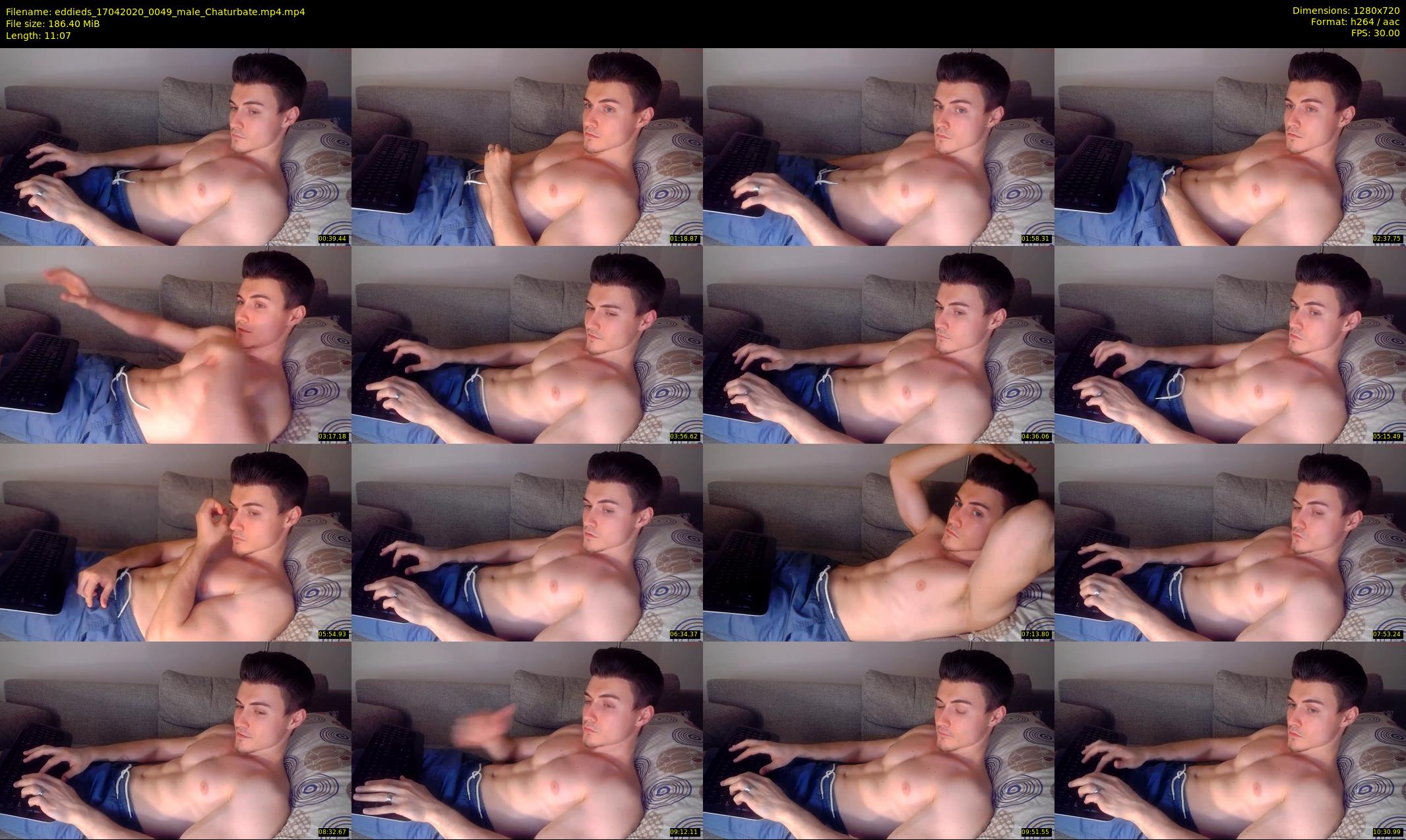 eddieds — 12 minute Chaturbate male cam show recording, 720p, Apr 17, 2020