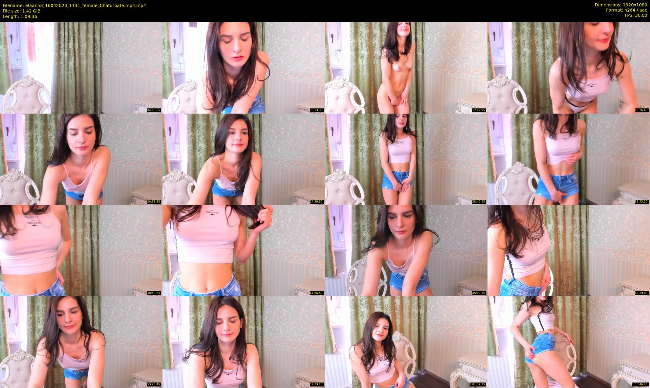 elaanna — 70 minute Chaturbate female cam show recording, 1080p, Apr 16, 2020