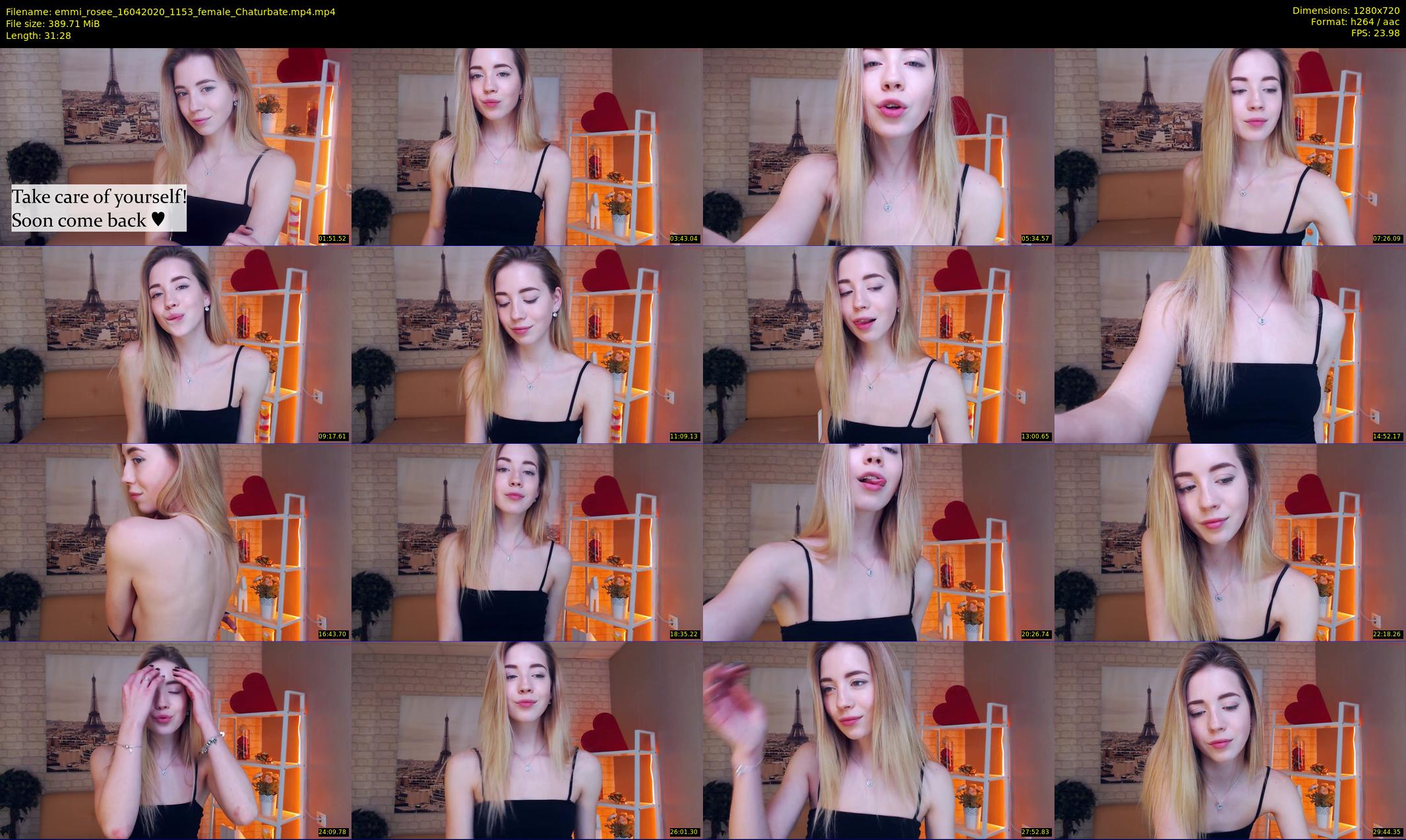 emmi_rosee — 32 minute Chaturbate female cam show recording, 720p, Apr 16, 2020