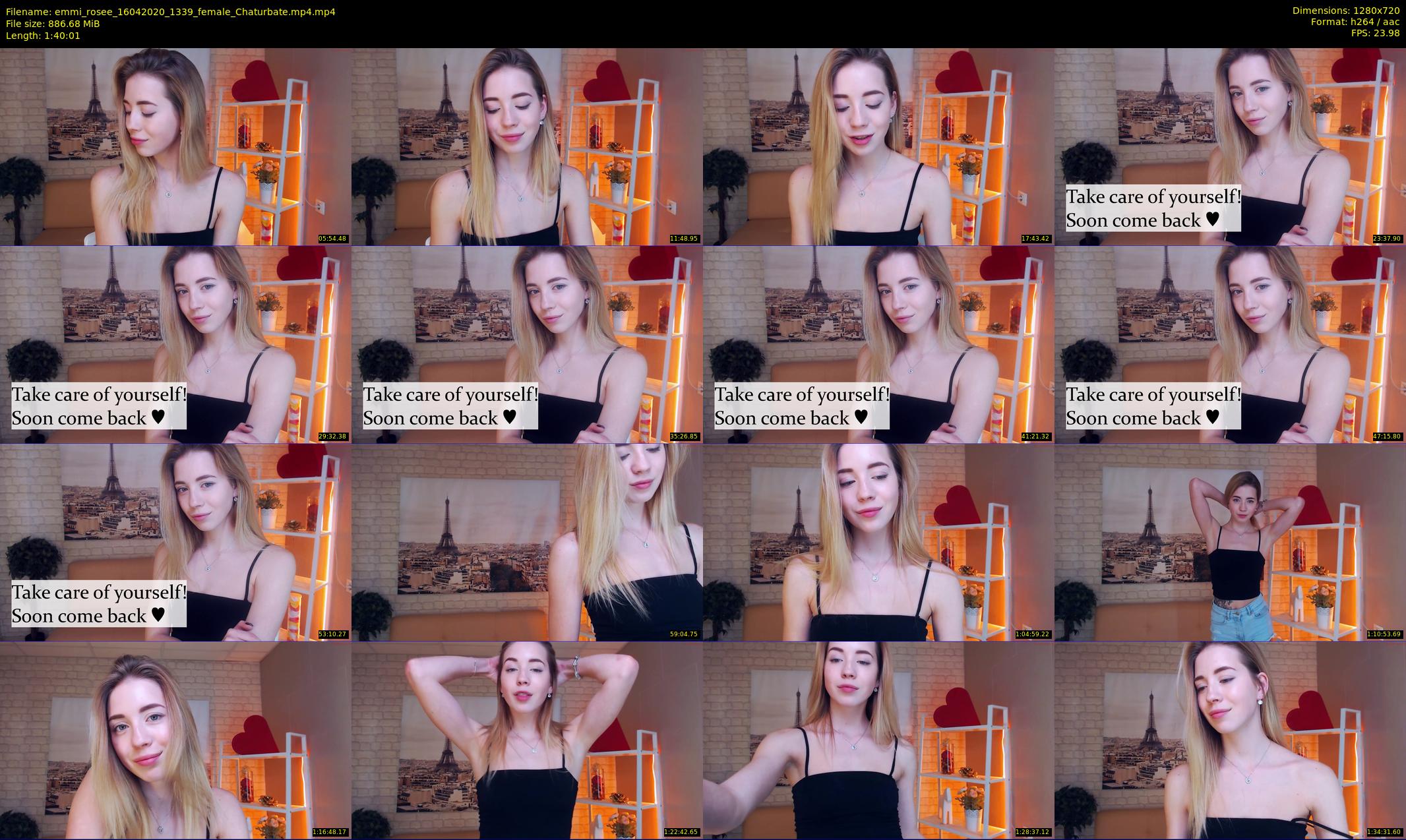 emmi_rosee — 101 minute Chaturbate female cam show recording, 720p, Apr 16, 2020
