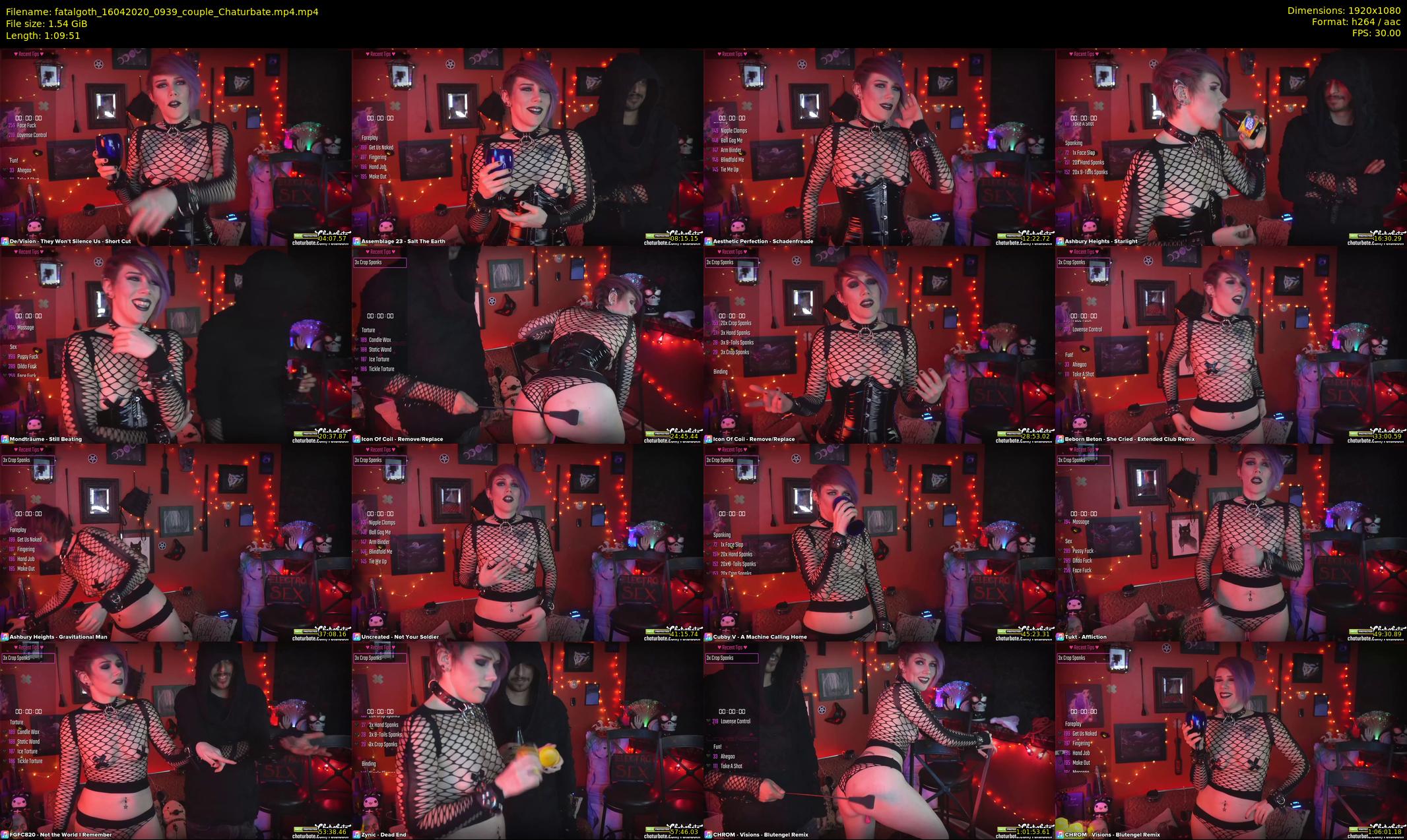 fatalgoth — 70 minute Chaturbate couple cam show recording, 1080p, Apr 16, 2020