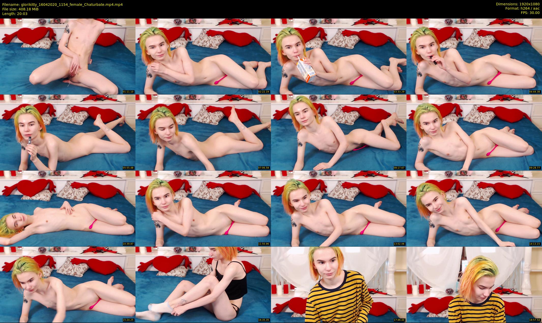 glorikitty — 21 minute Chaturbate female cam show recording, 1080p, Apr 16, 2020