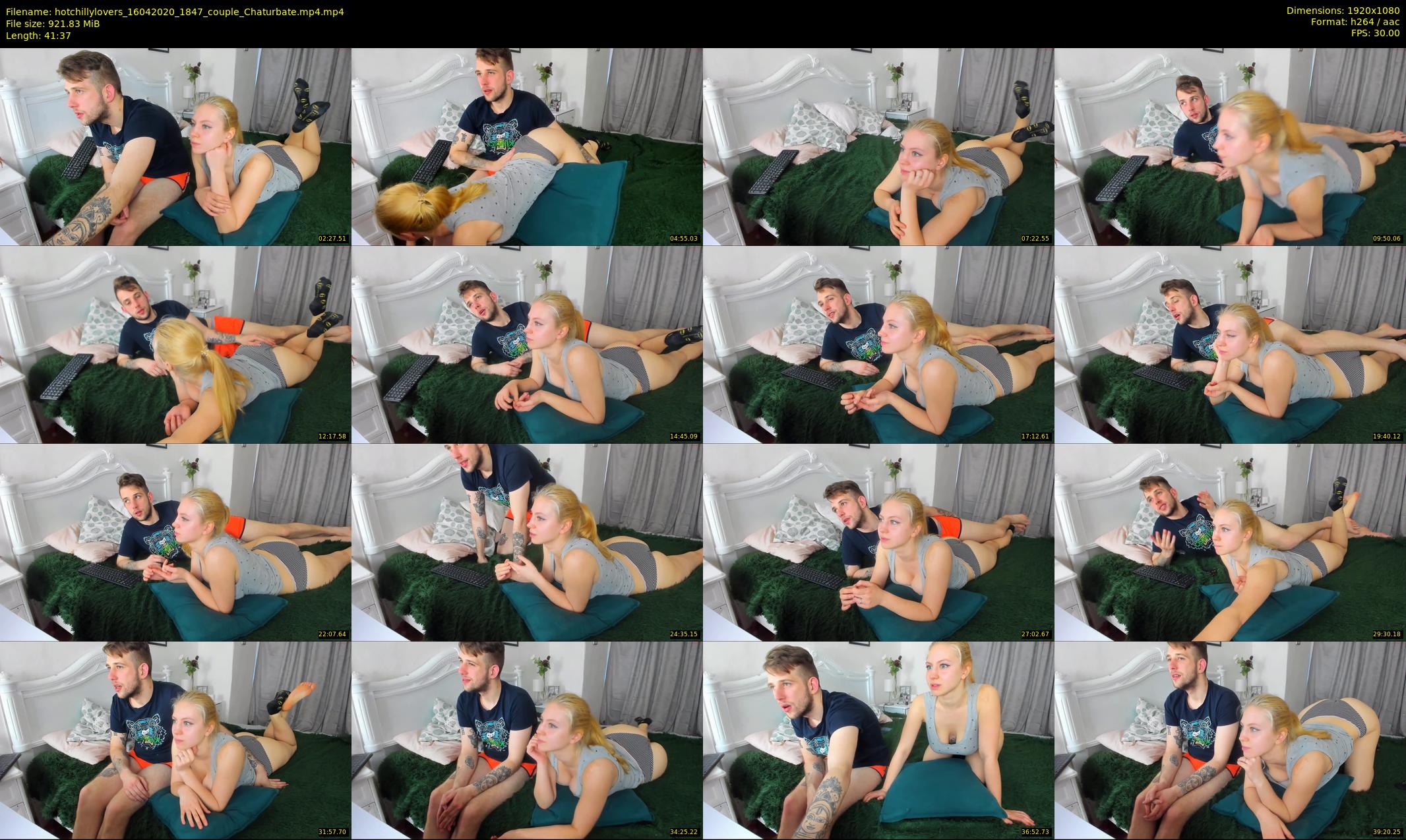 hotchillylovers — 42 minute Chaturbate couple cam show recording, 1080p, Apr 16, 2020