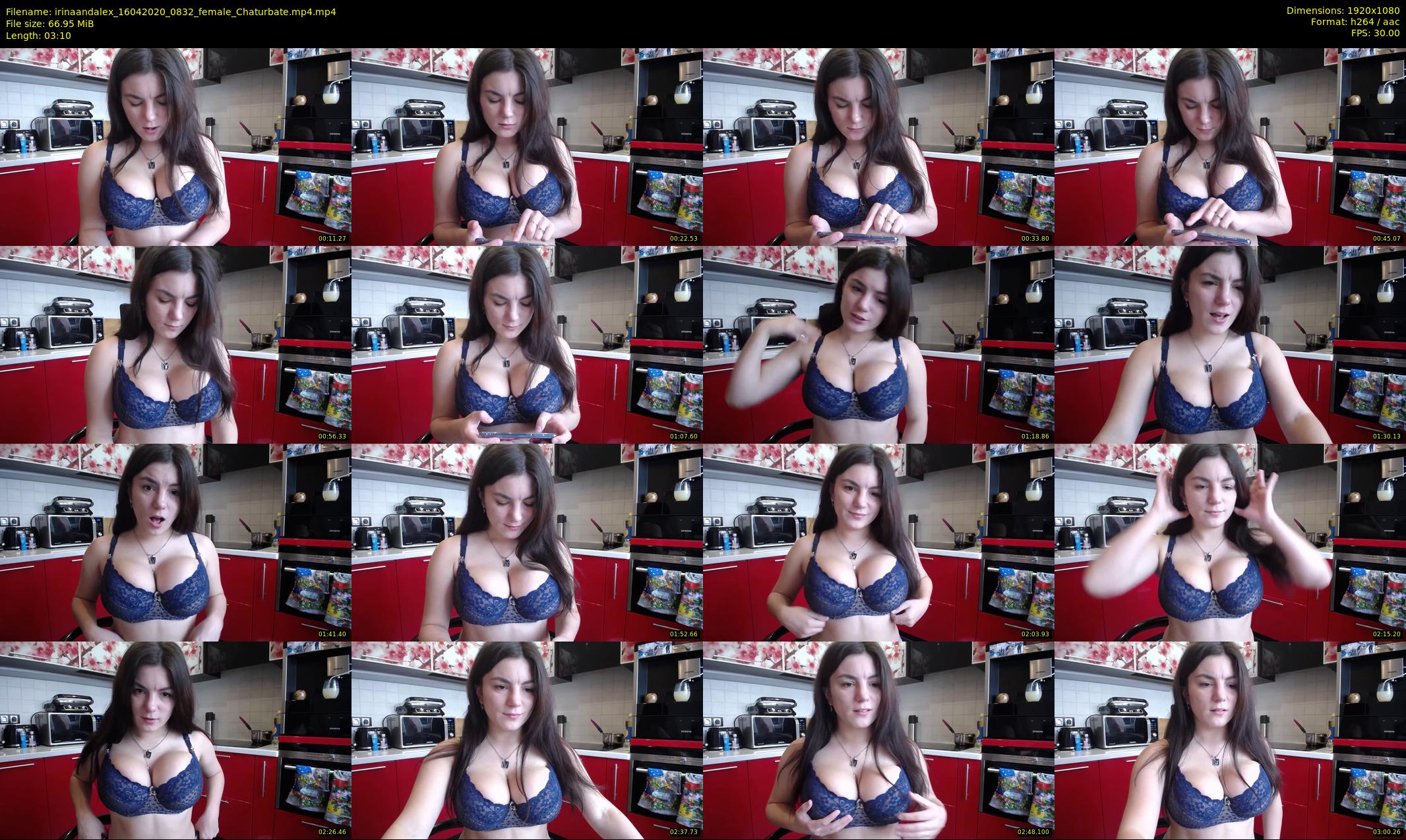 irinaandalex — 4 minute Chaturbate couple cam show recording, 1080p, Apr 16, 2020