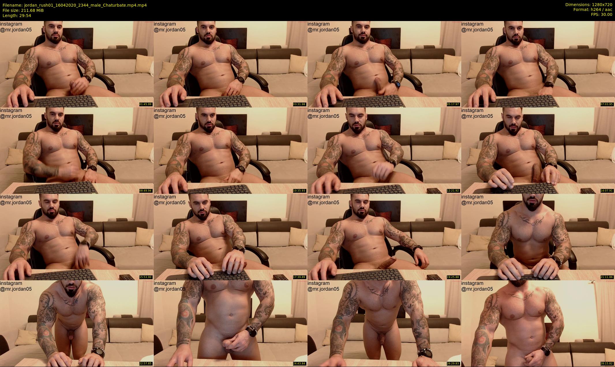 jordan_rush01 — 30 minute Chaturbate male cam show recording, 720p, Apr 16, 2020