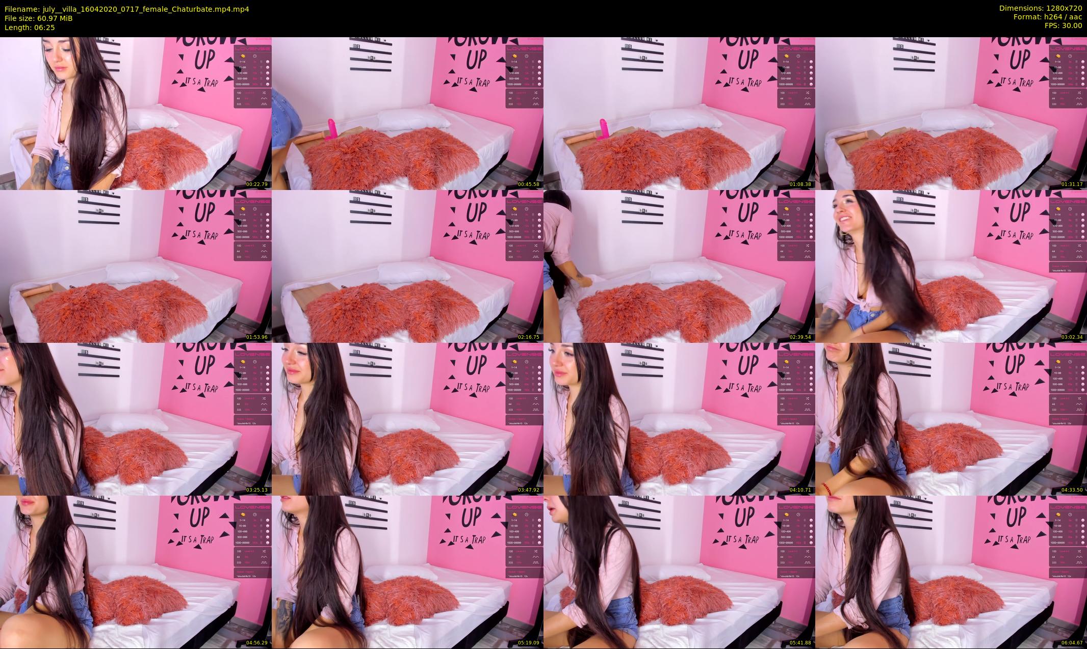 july__villa — 7 minute Chaturbate female cam show recording, 720p, Apr 16, 2020