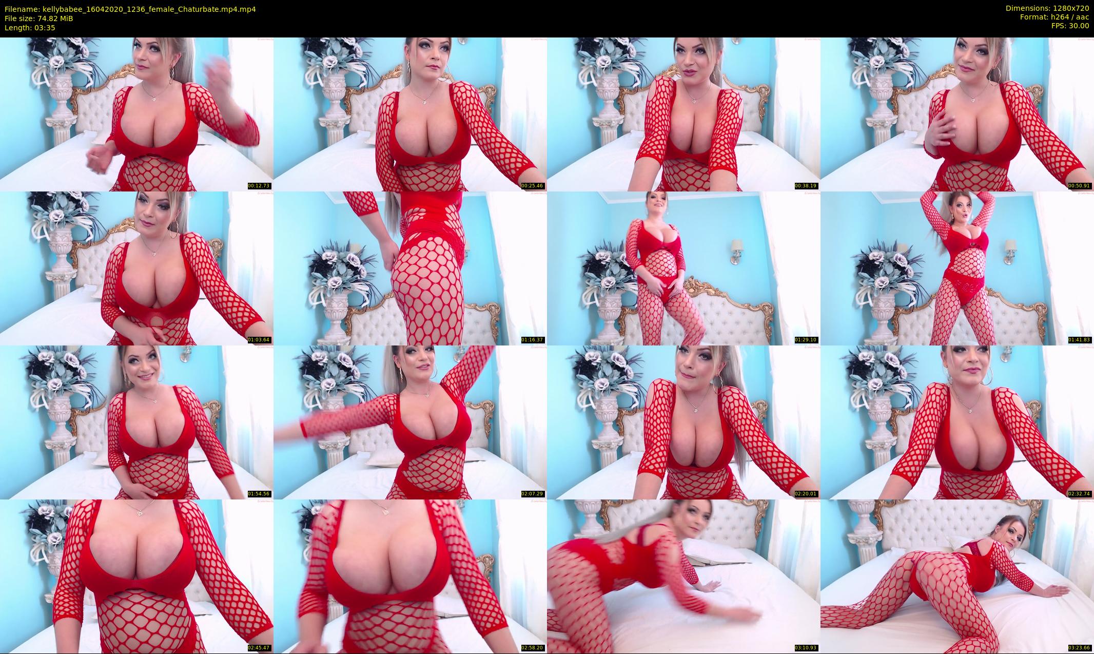 kellybabee — 4 minute Chaturbate female cam show recording, 720p, Apr 16, 2020