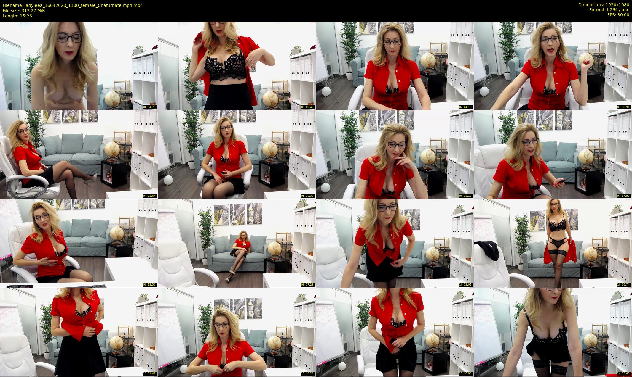 ladyleea — 16 minute Chaturbate female cam show recording, 1080p, Apr 16, 2020