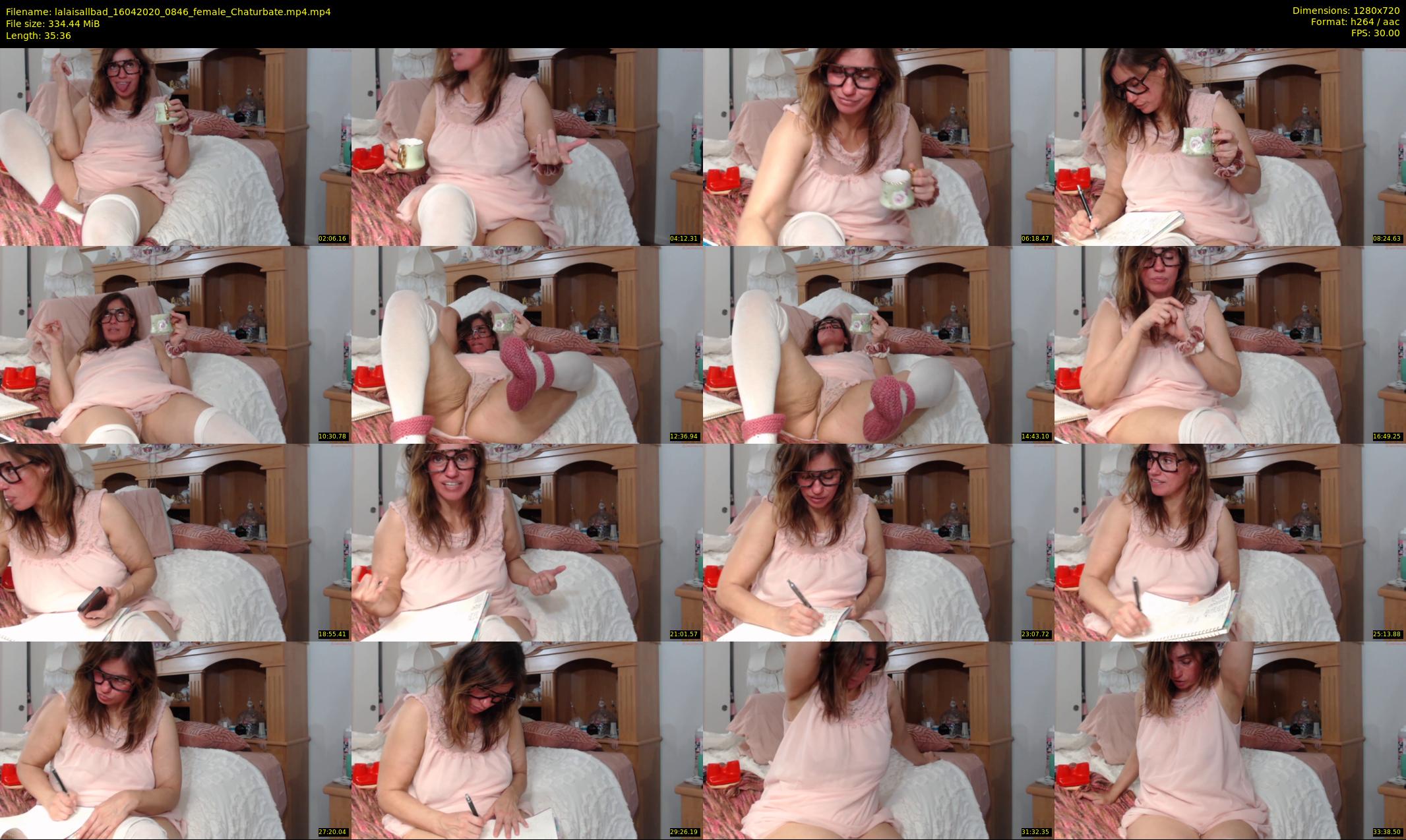 lalaisallbad — 36 minute Chaturbate female cam show recording, 720p, Apr 16, 2020