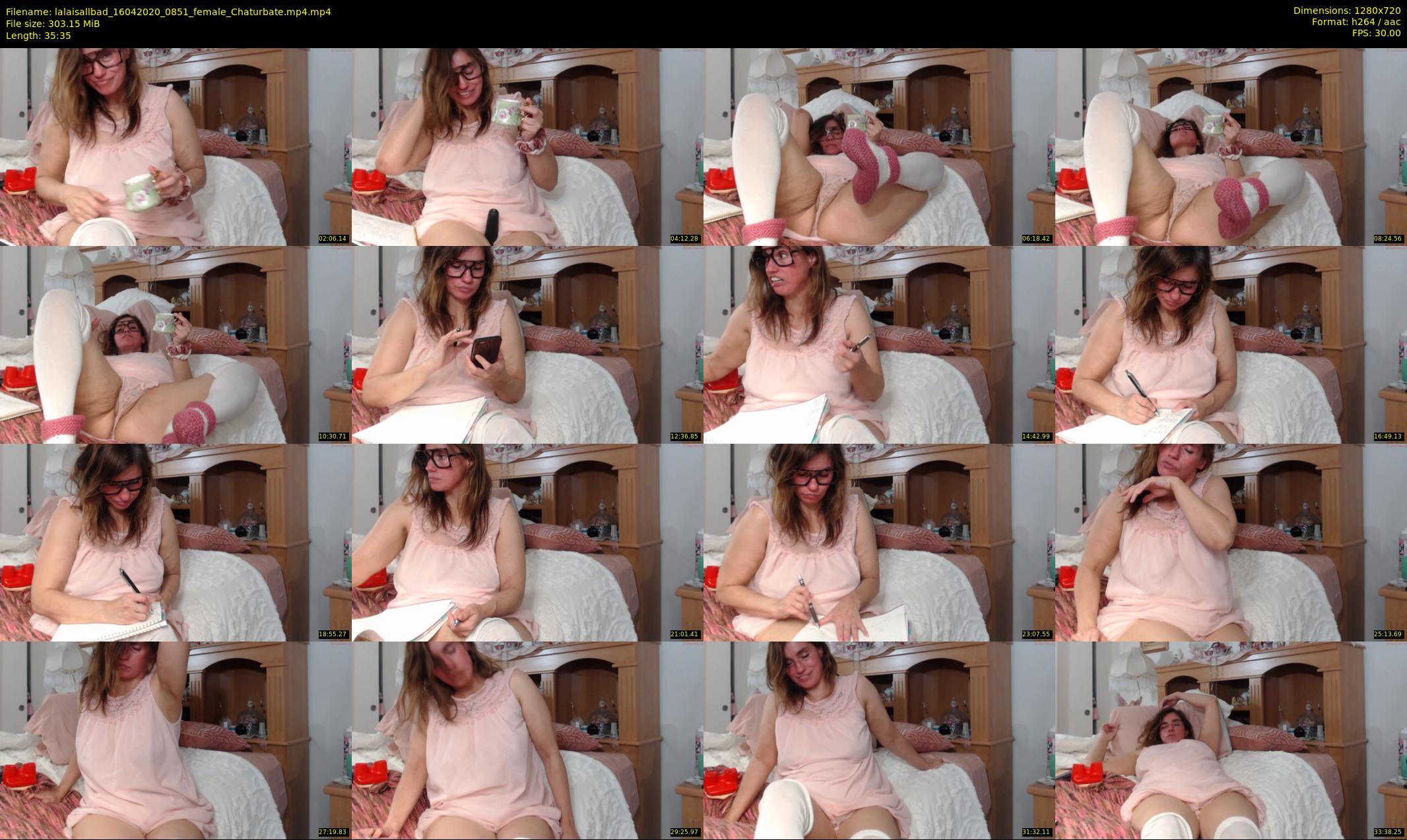 lalaisallbad — 36 minute Chaturbate female cam show recording, 720p, Apr 16, 2020