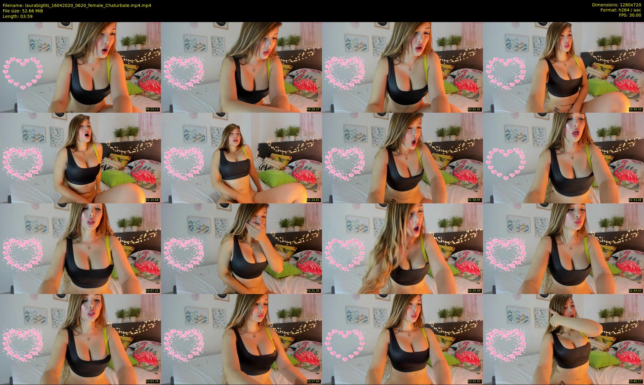 laurabigtits — 4 minute Chaturbate female cam show recording, 720p, Apr 16, 2020