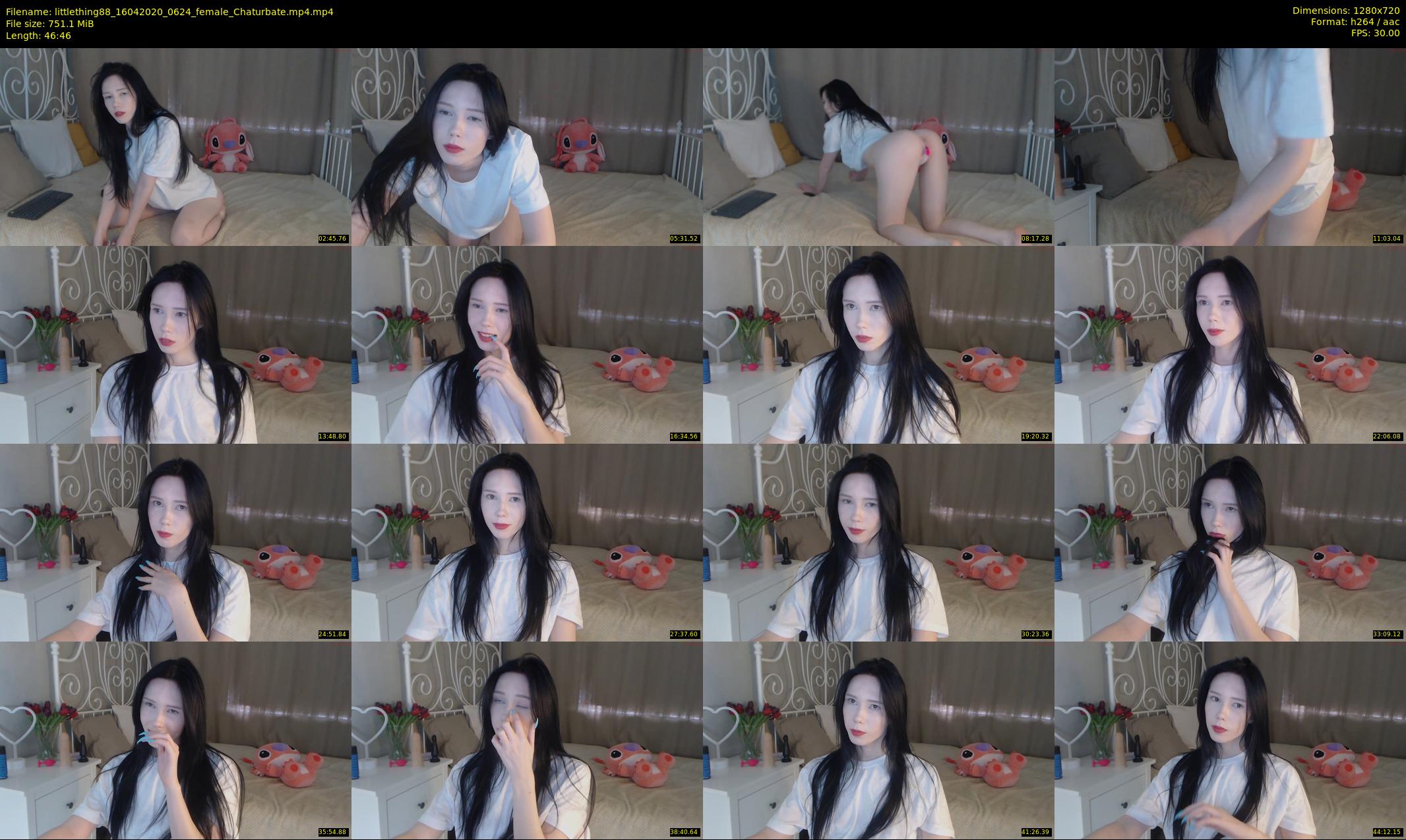 littlething88 — 47 minute Chaturbate female cam show recording, 720p, Apr 16, 2020