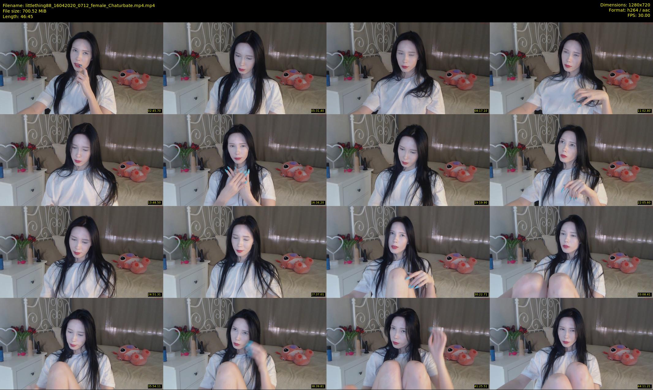 littlething88 — 47 minute Chaturbate female cam show recording, 720p, Apr 16, 2020