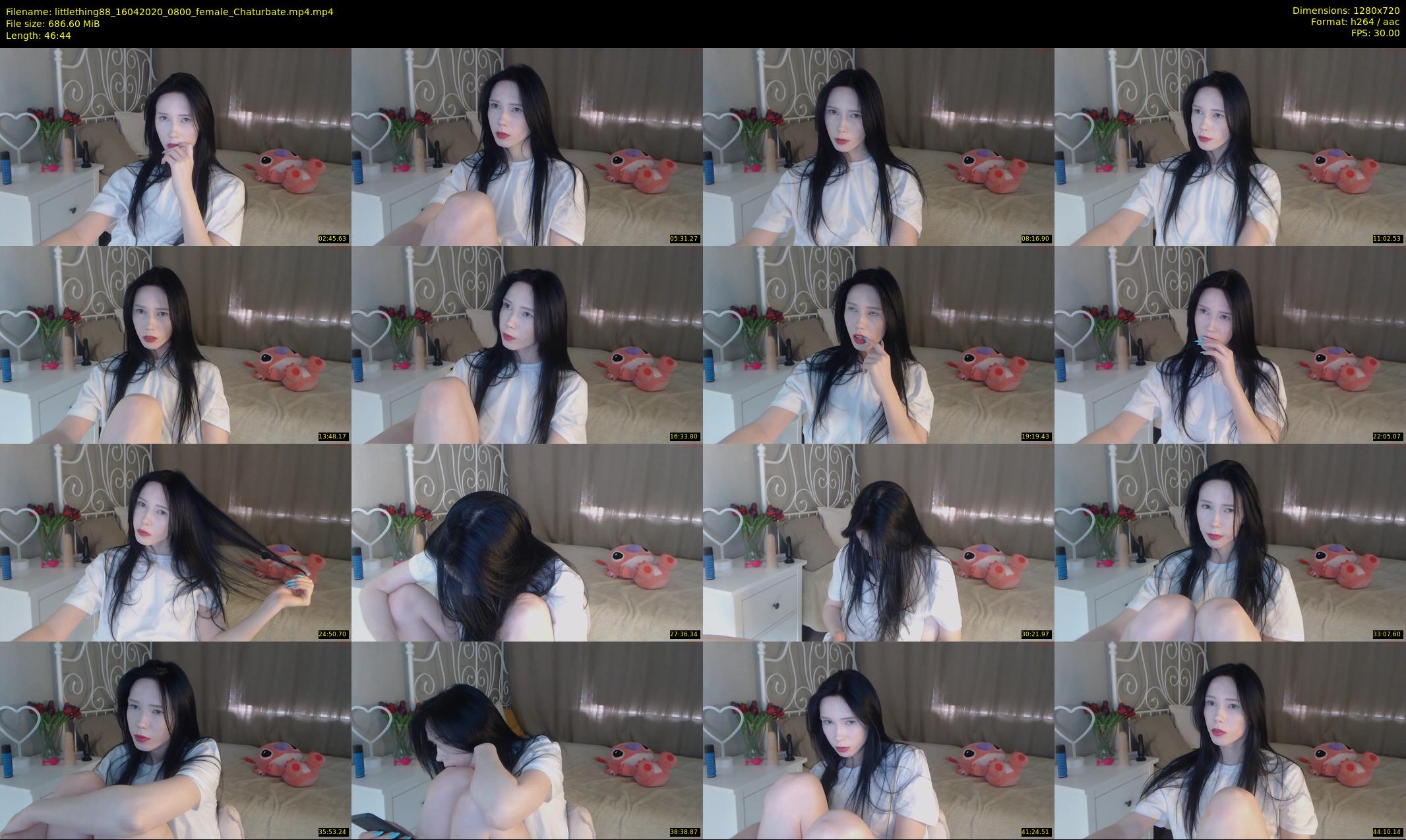 littlething88 — 47 minute Chaturbate female cam show recording, 720p, Apr 16, 2020