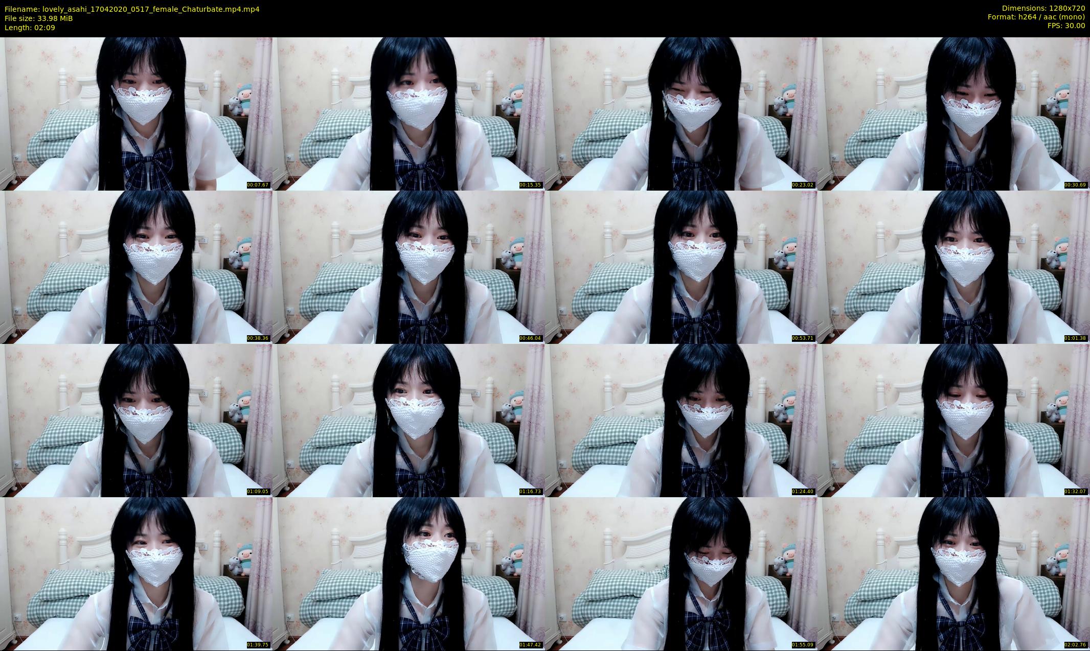 lovely_asahi — 3 minute Chaturbate female cam show recording, 720p, Apr 17, 2020