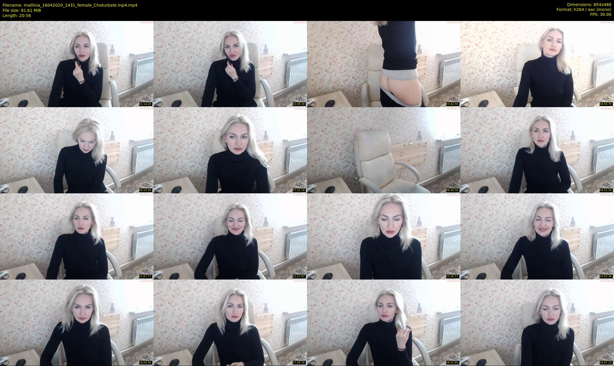 mallinia — 21 minute Chaturbate female cam show recording, 480p, Apr 16, 2020