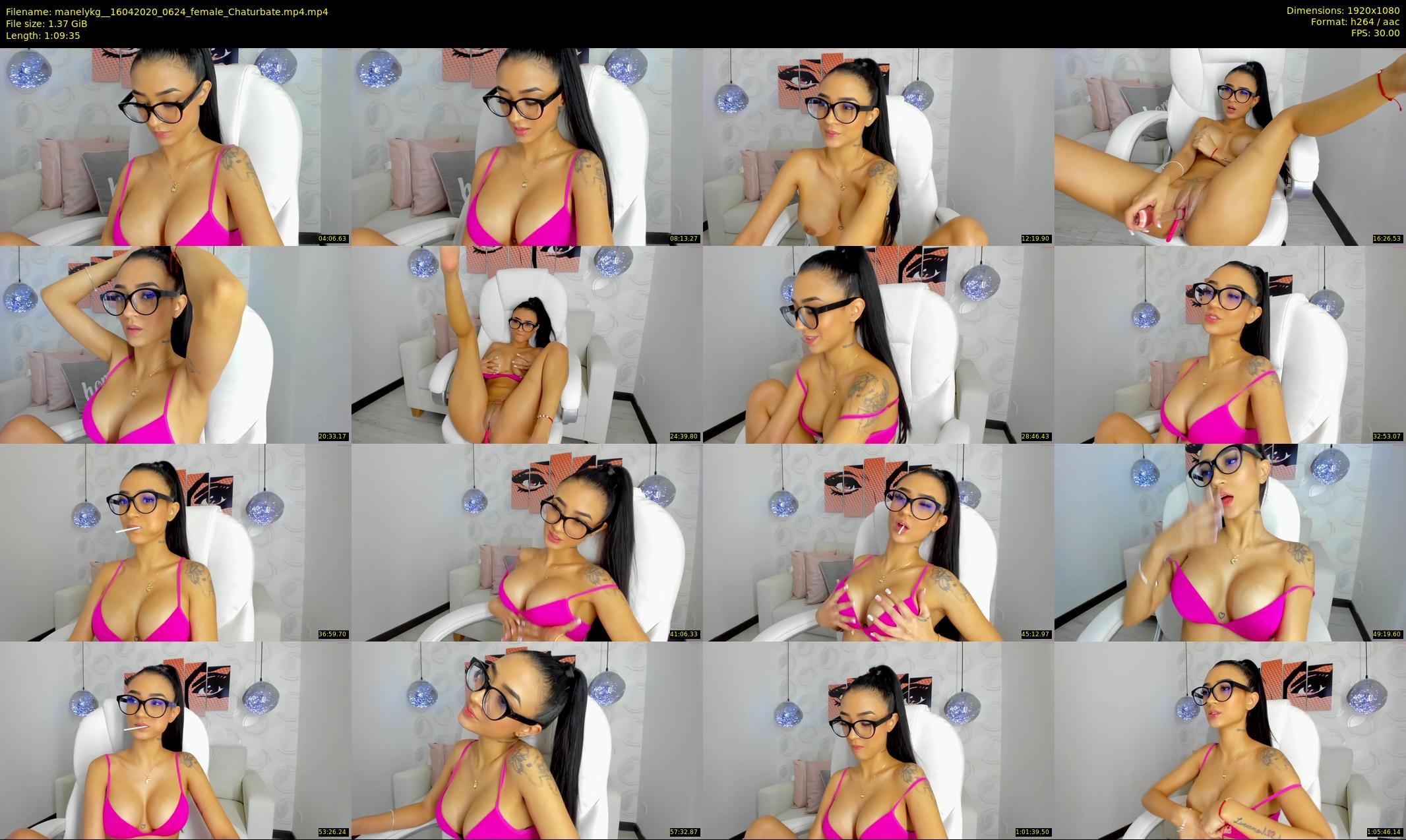 manelykg_ — 70 minute Chaturbate female cam show recording, 1080p, Apr 16, 2020