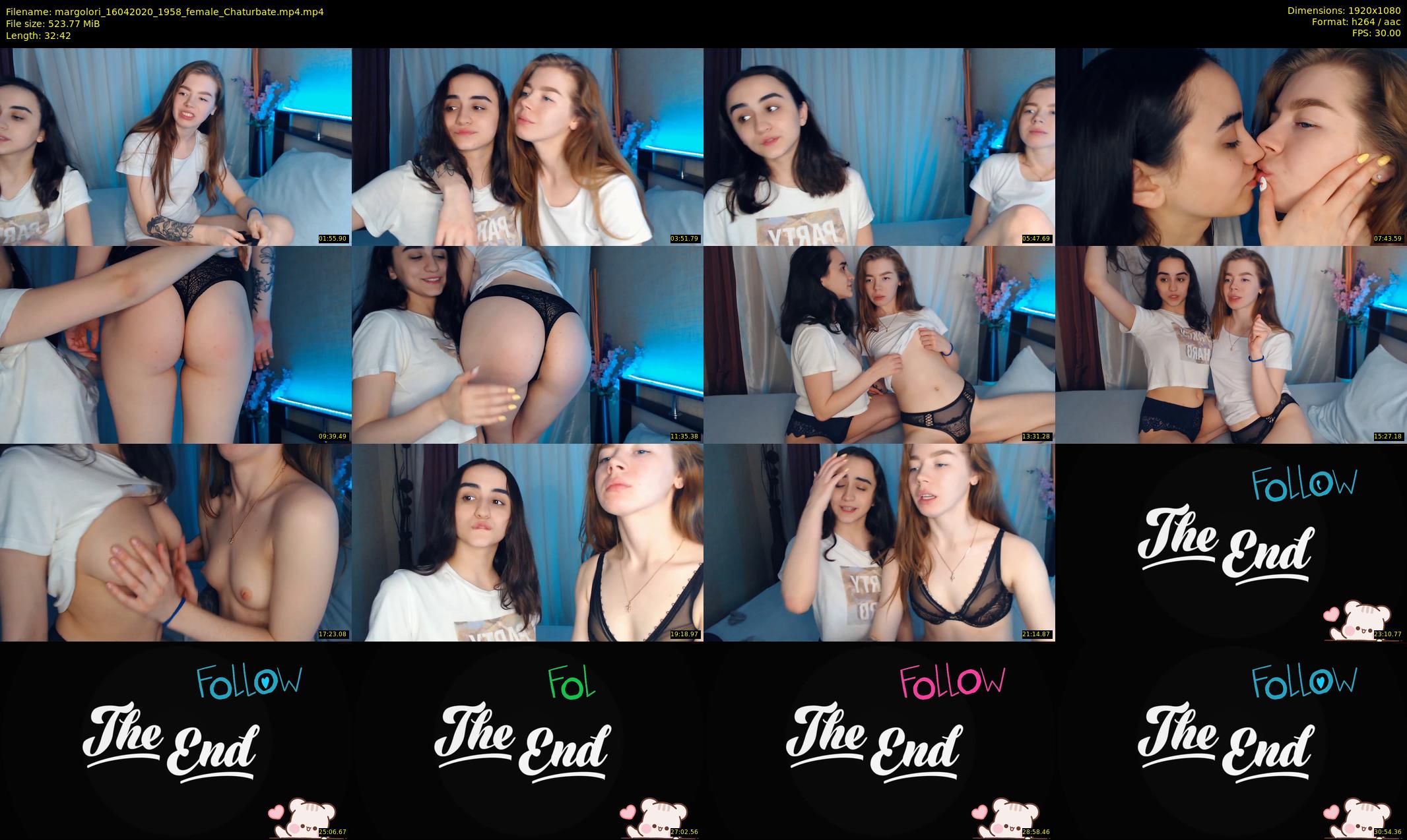 margolori — 33 minute Chaturbate couple cam show recording, 1080p, Apr 16, 2020