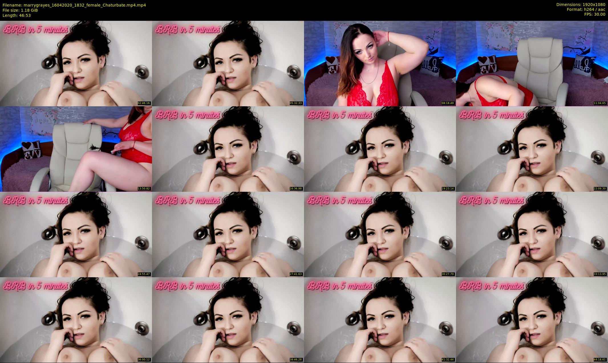 marrygrayes — 47 minute Chaturbate female cam show recording, 1080p, Apr 16, 2020