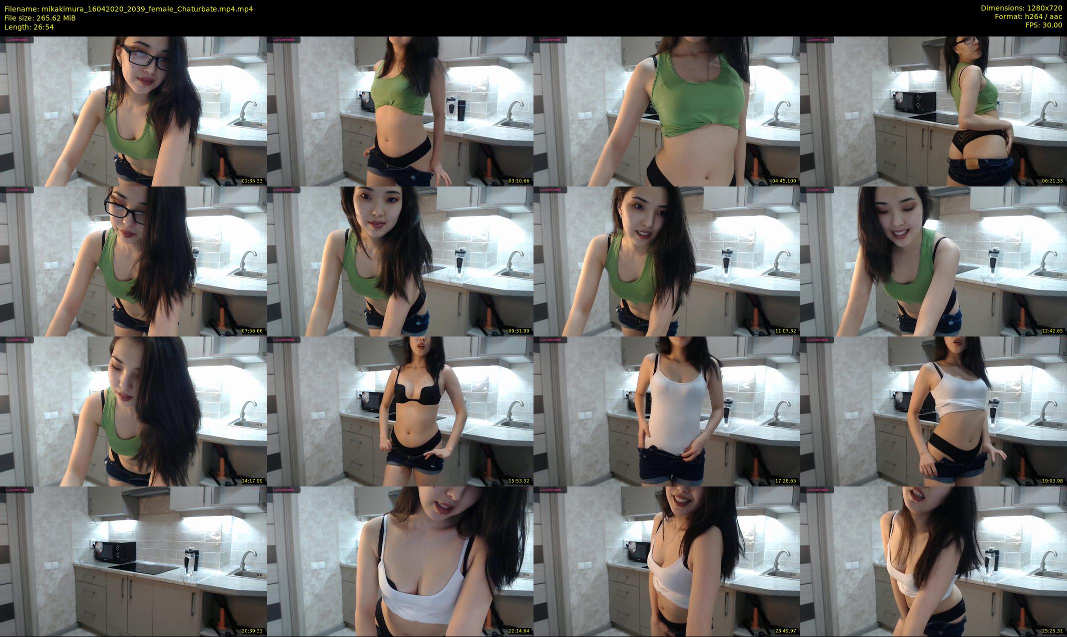 mikakimura — 27 minute Chaturbate female cam show recording, 720p, Apr 16, 2020