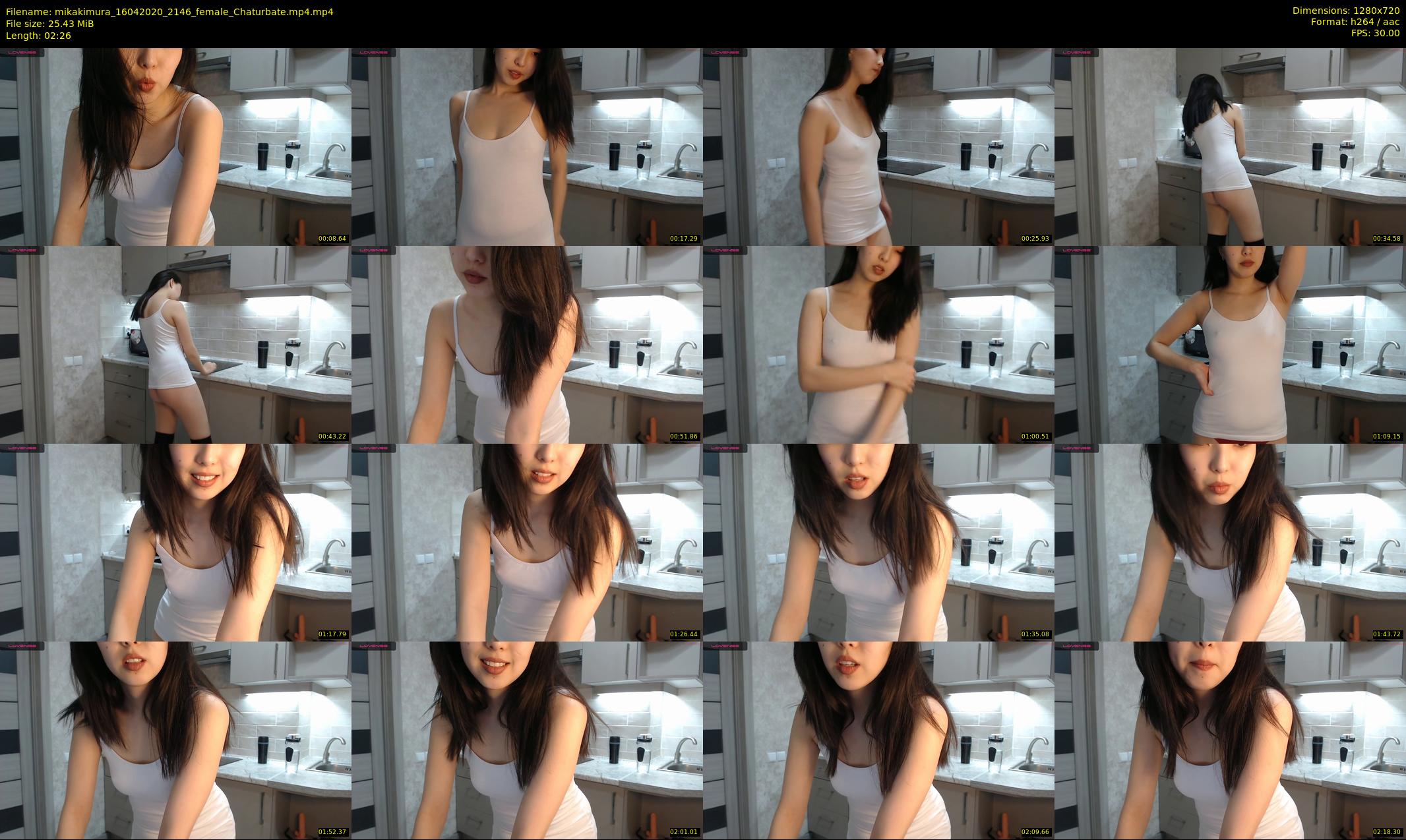 mikakimura — 3 minute Chaturbate female cam show recording, 720p, Apr 16, 2020