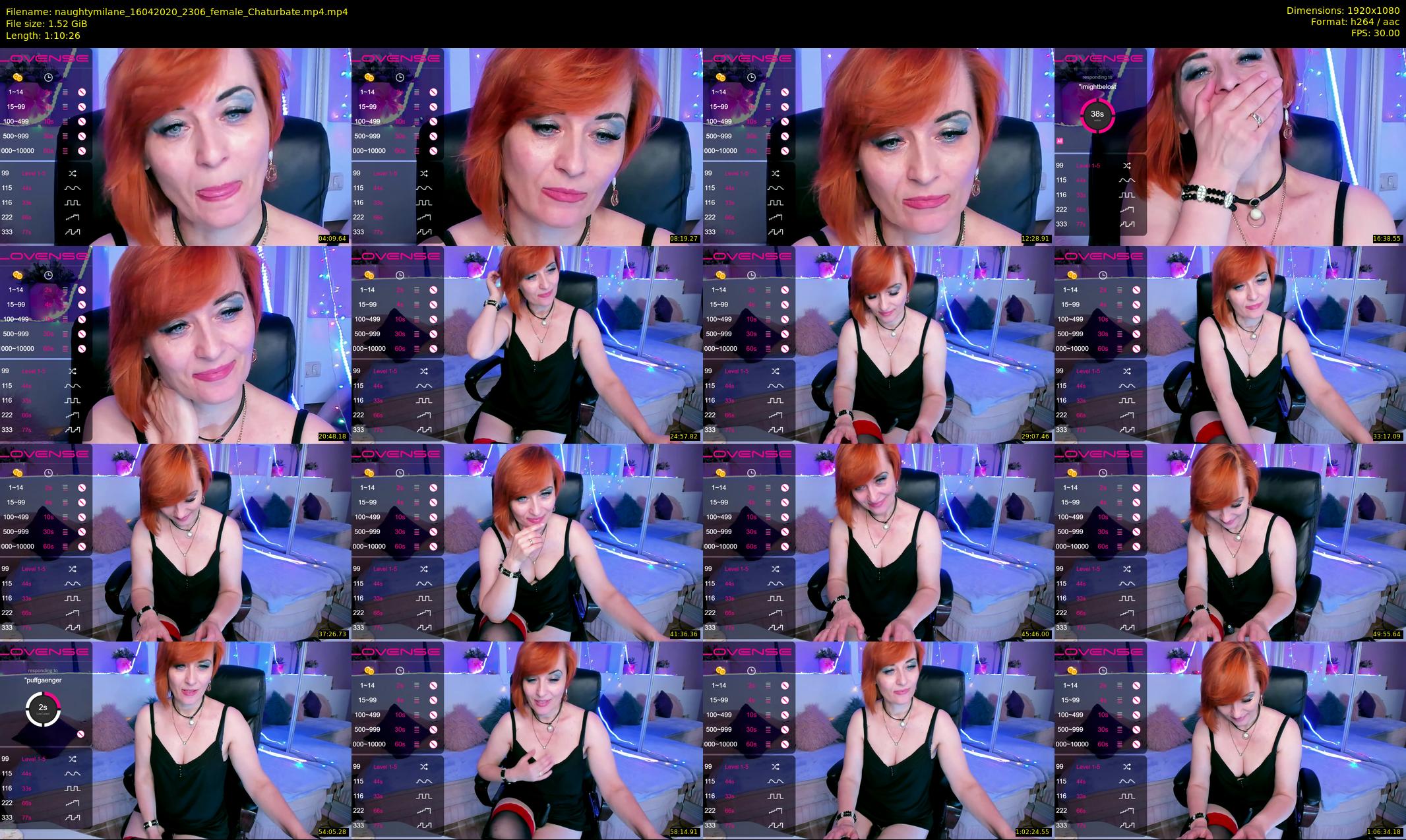 naughtymilane — 71 minute Chaturbate female cam show recording, 1080p, Apr 16, 2020