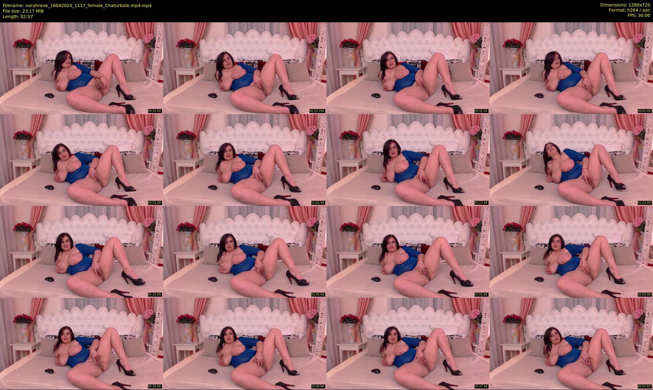 norahreve — 3 minute Chaturbate female cam show recording, 720p, Apr 16, 2020