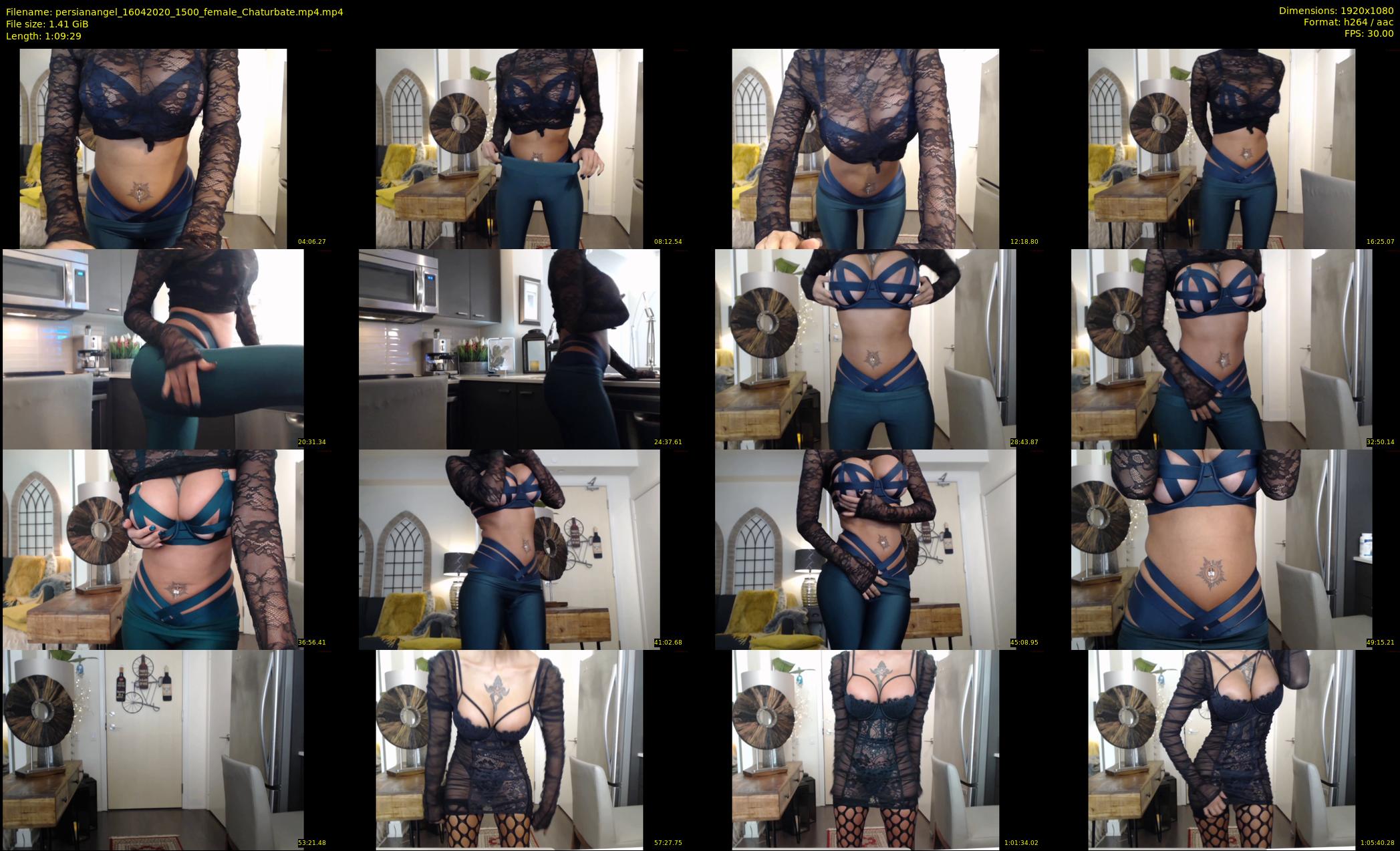 persianangel — 70 minute Chaturbate female cam show recording, 1080p, Apr 16, 2020